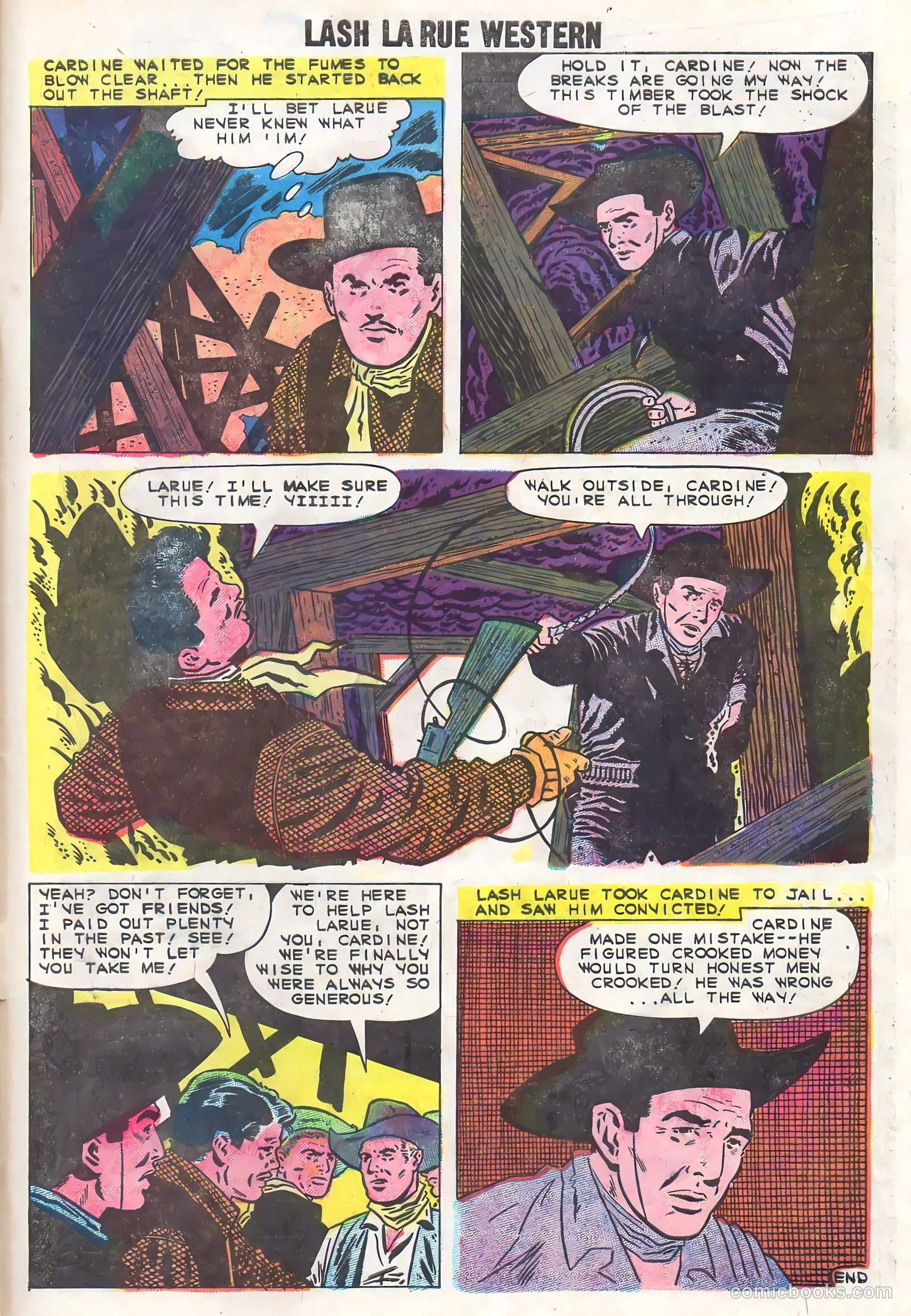 Lash Larue Western #74 (1959) — page 33 of 36