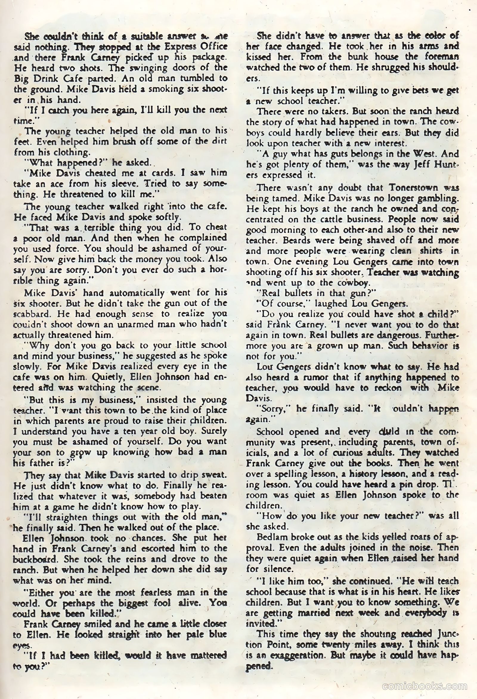 Lash Larue Western #75 (1959) — page 21 of 36
