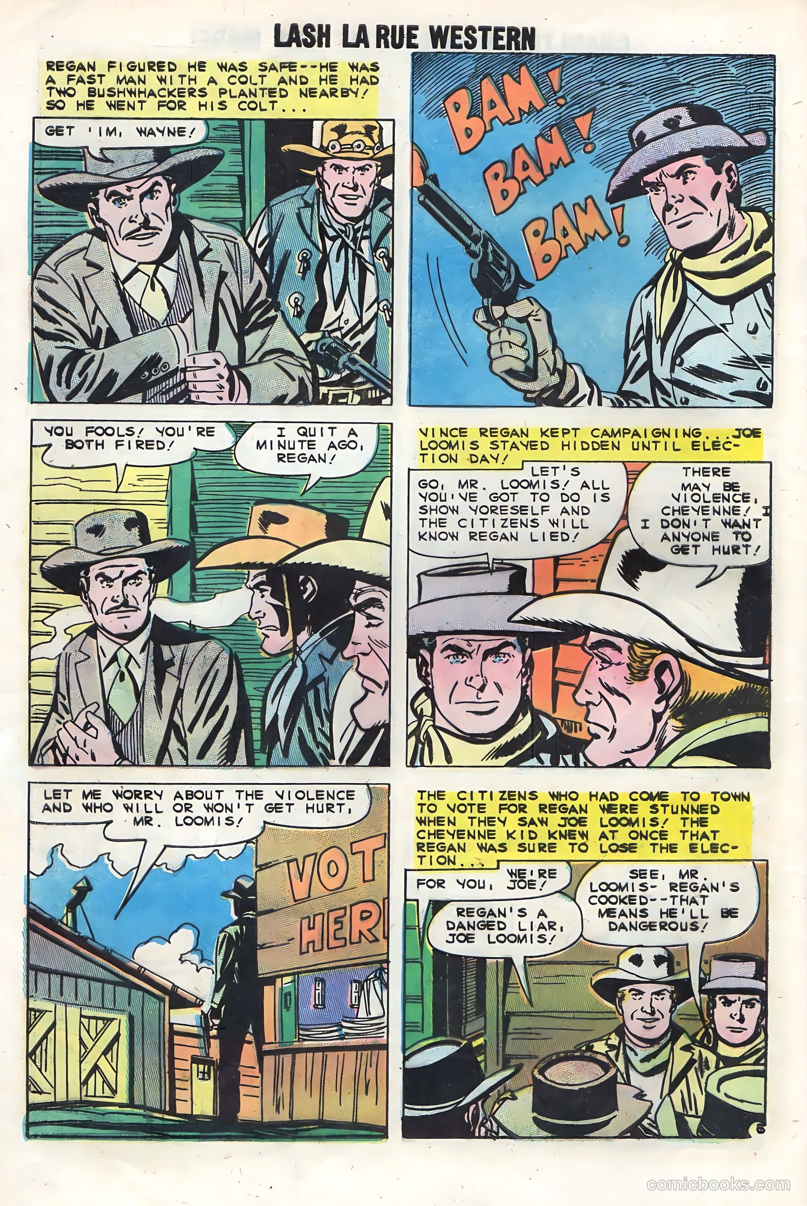 Lash Larue Western #75 (1959) — page 28 of 36