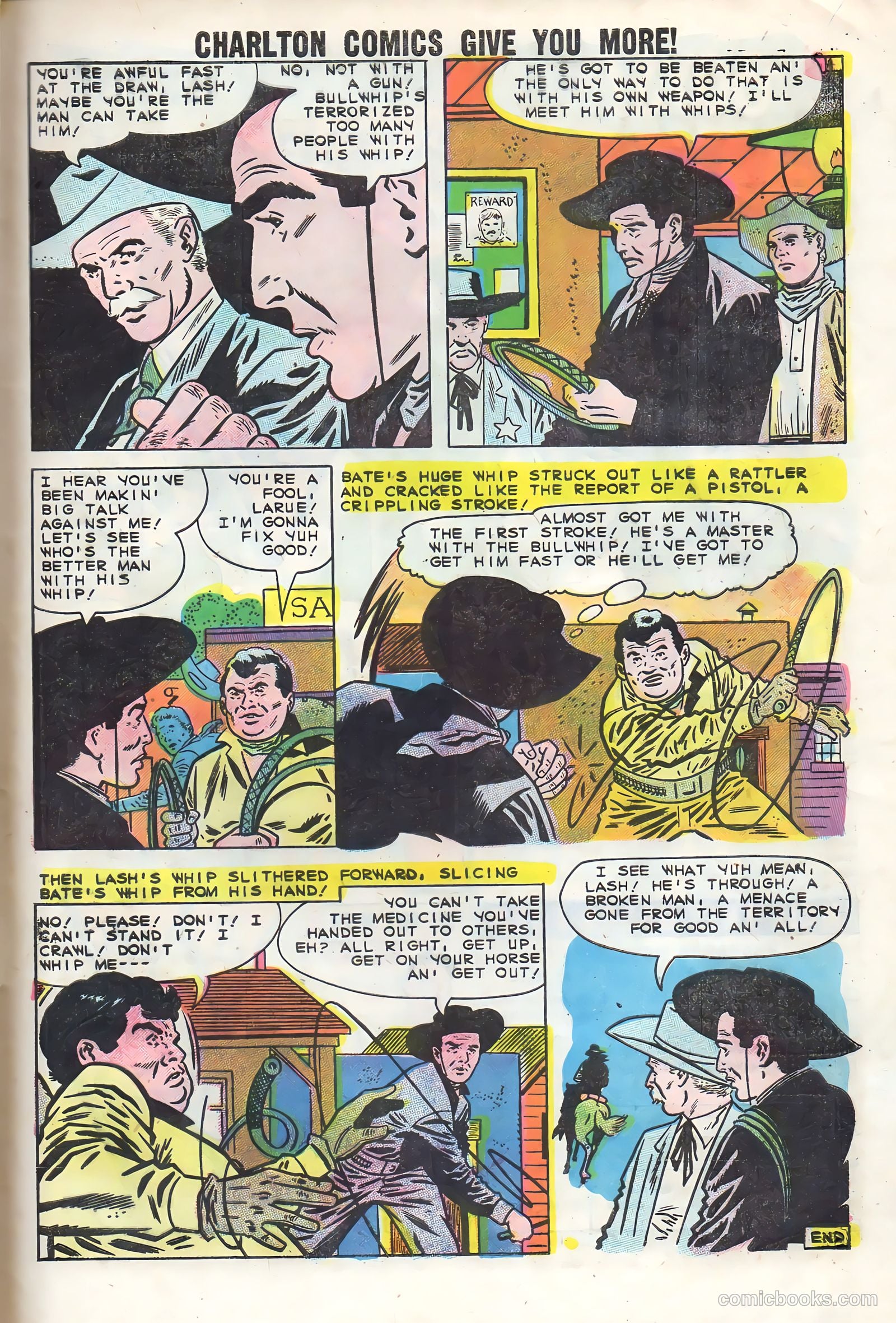 Lash Larue Western #75 (1959) — page 33 of 36
