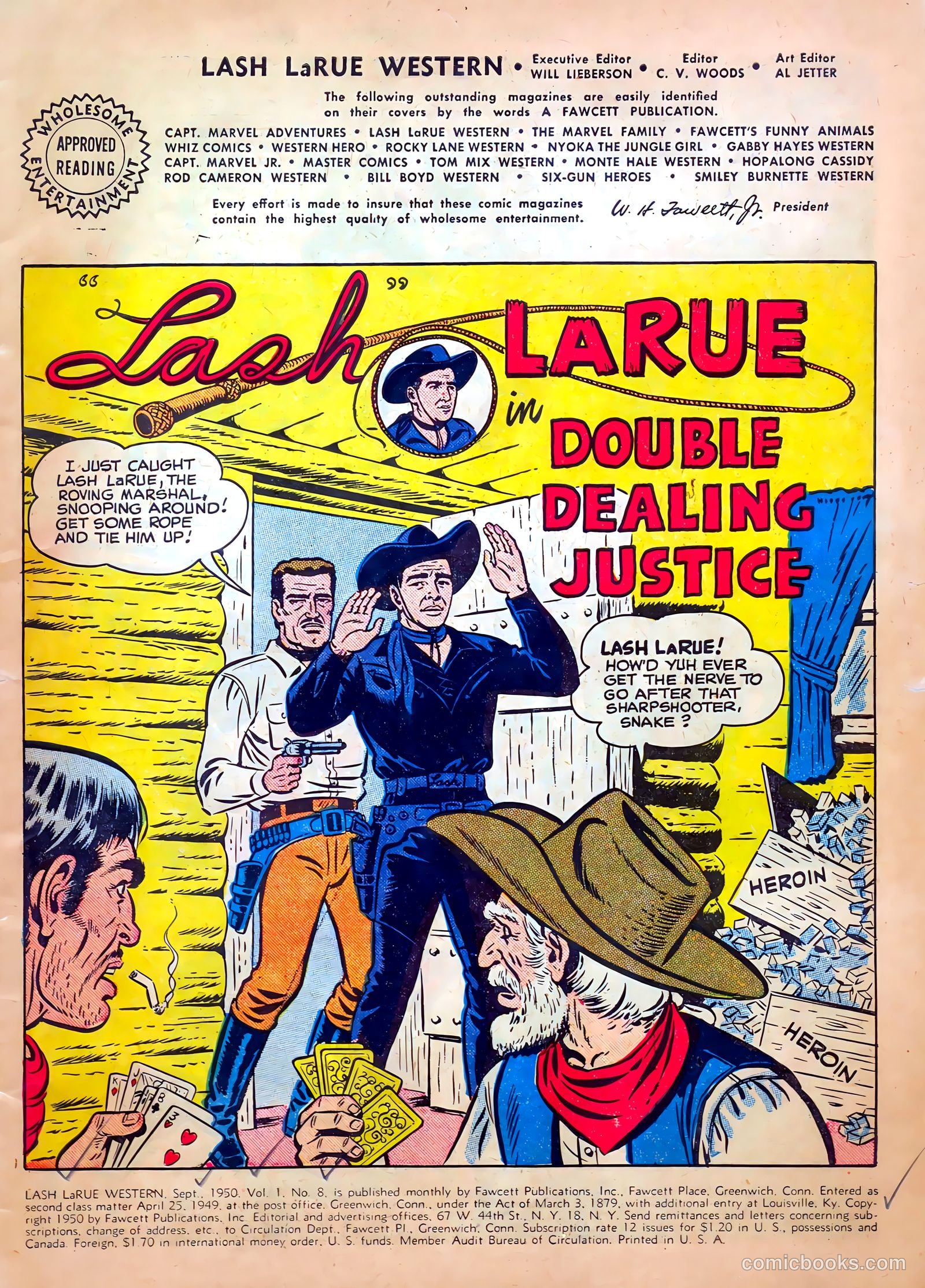 Lash LaRue Western #8 (1950) — page 3 of 52
