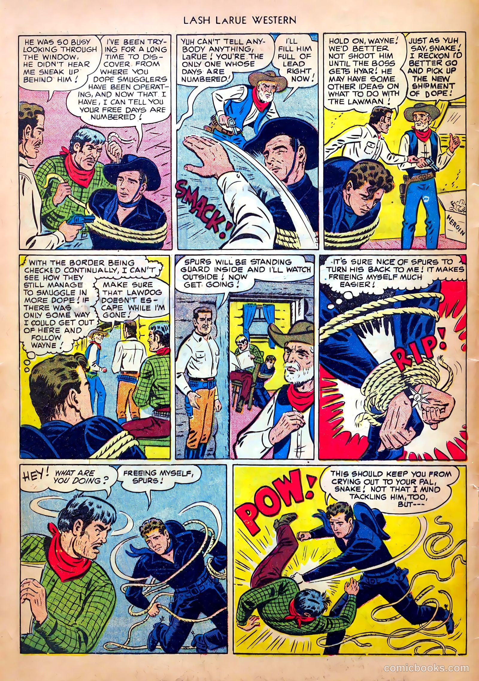 Lash LaRue Western #8 (1950) — page 4 of 52