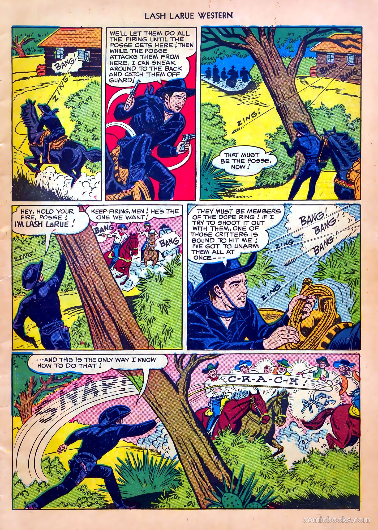 Lash LaRue Western #8 (1950) — page 7 of 52