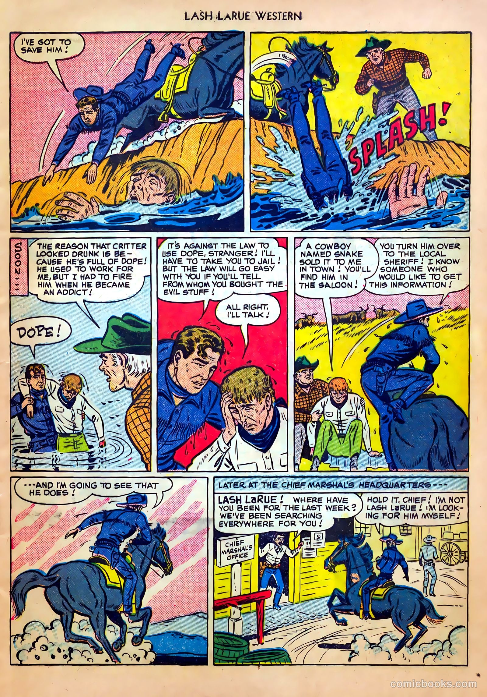 Lash LaRue Western #8 (1950) — page 9 of 52