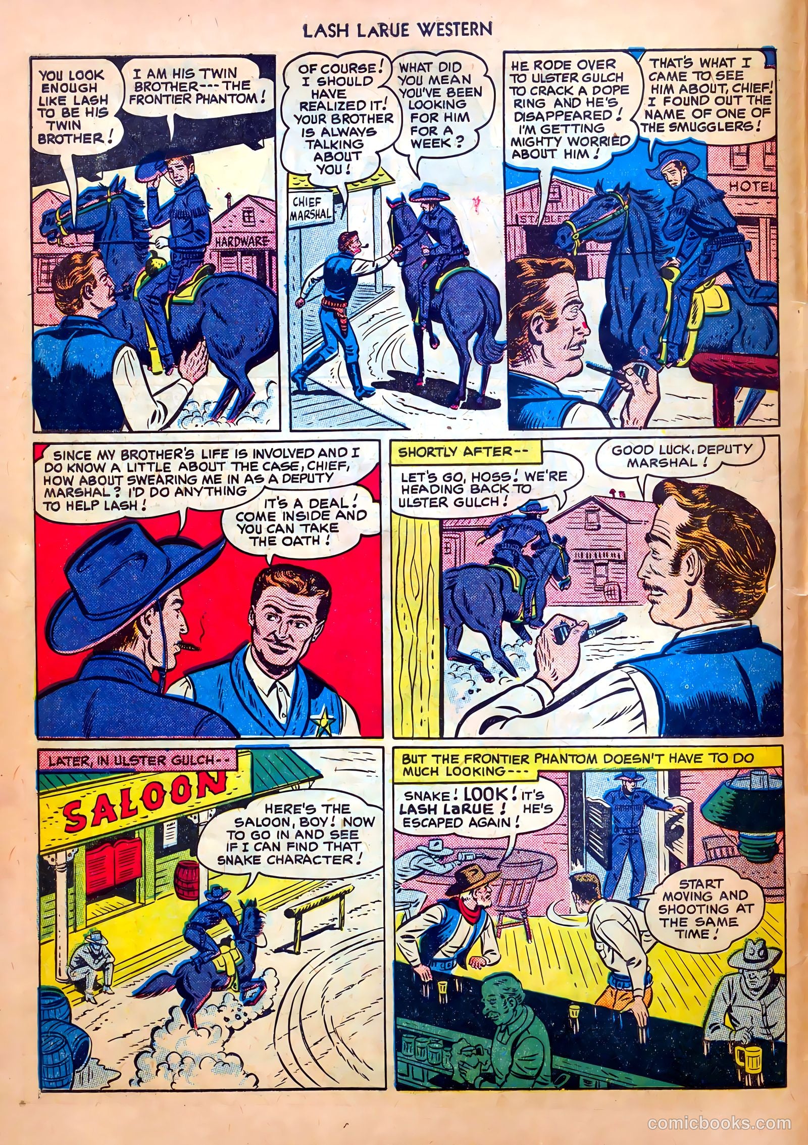 Lash LaRue Western #8 (1950) — page 10 of 52