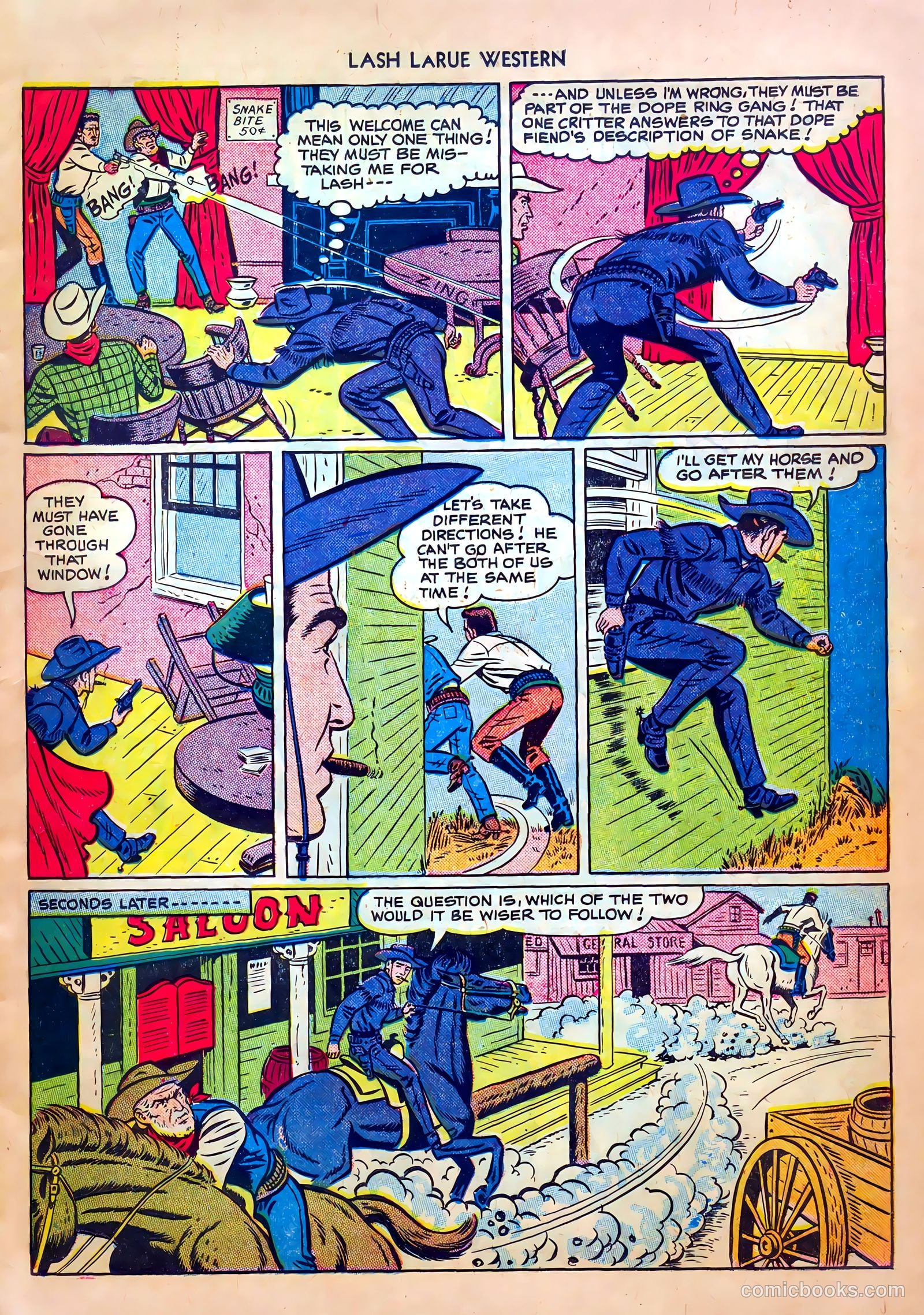 Lash LaRue Western #8 (1950) — page 11 of 52
