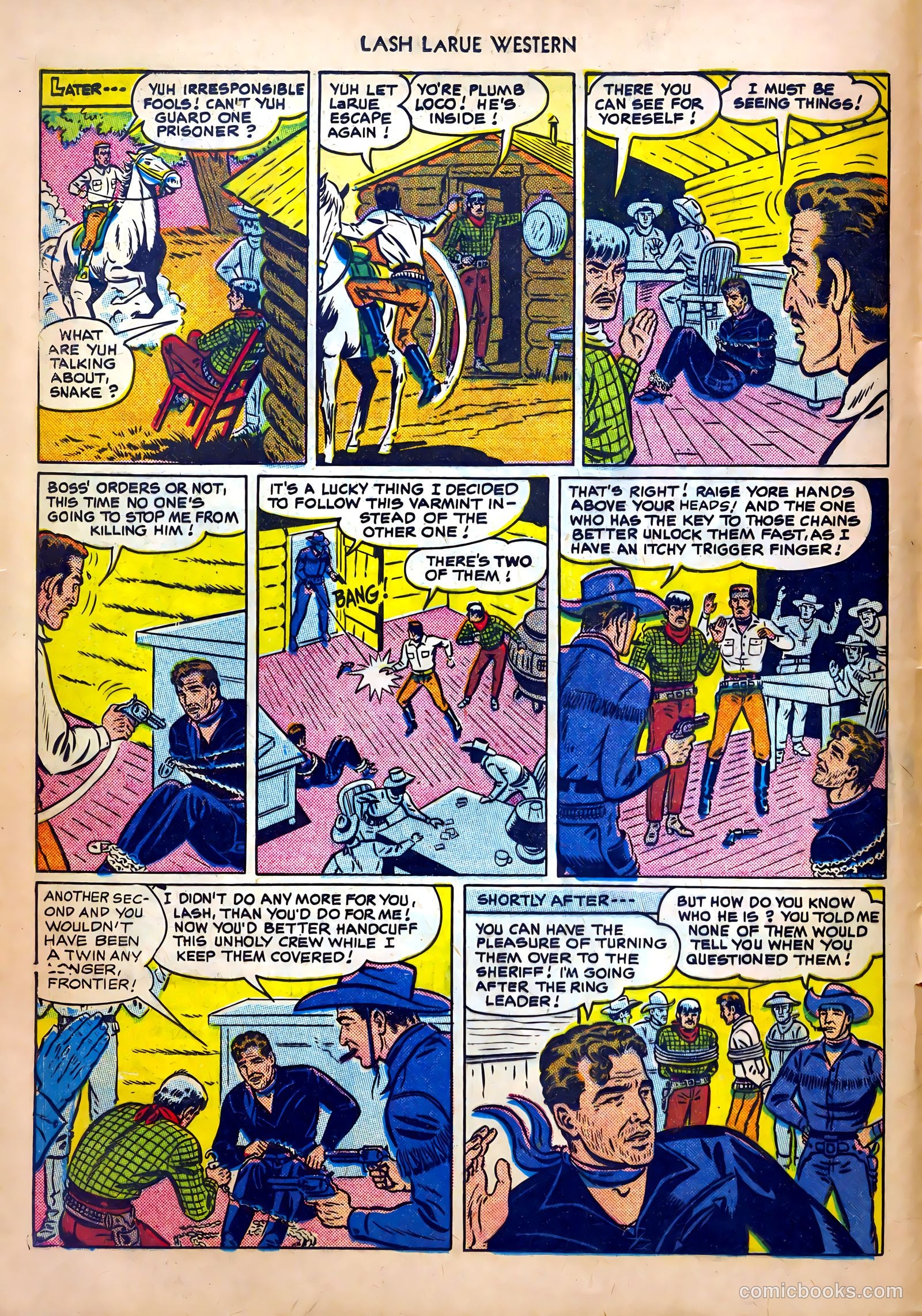 Lash LaRue Western #8 (1950) — page 12 of 52
