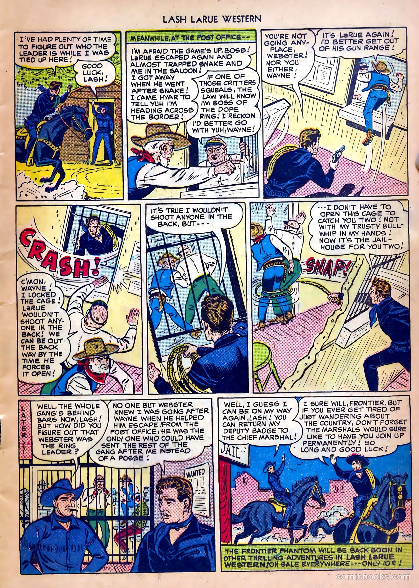 Lash LaRue Western #8 (1950) — page 13 of 52