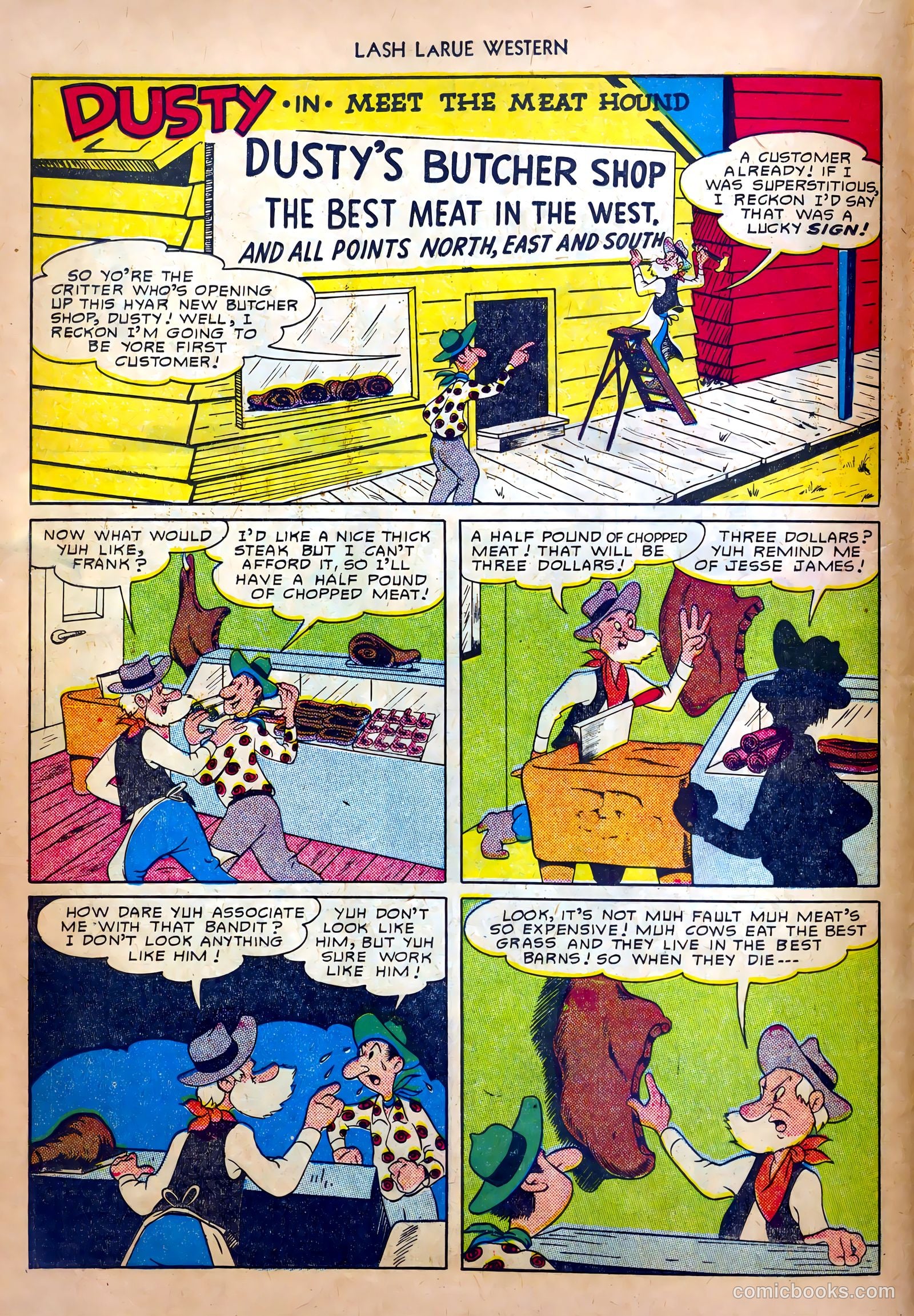 Lash LaRue Western #8 (1950) — page 14 of 52