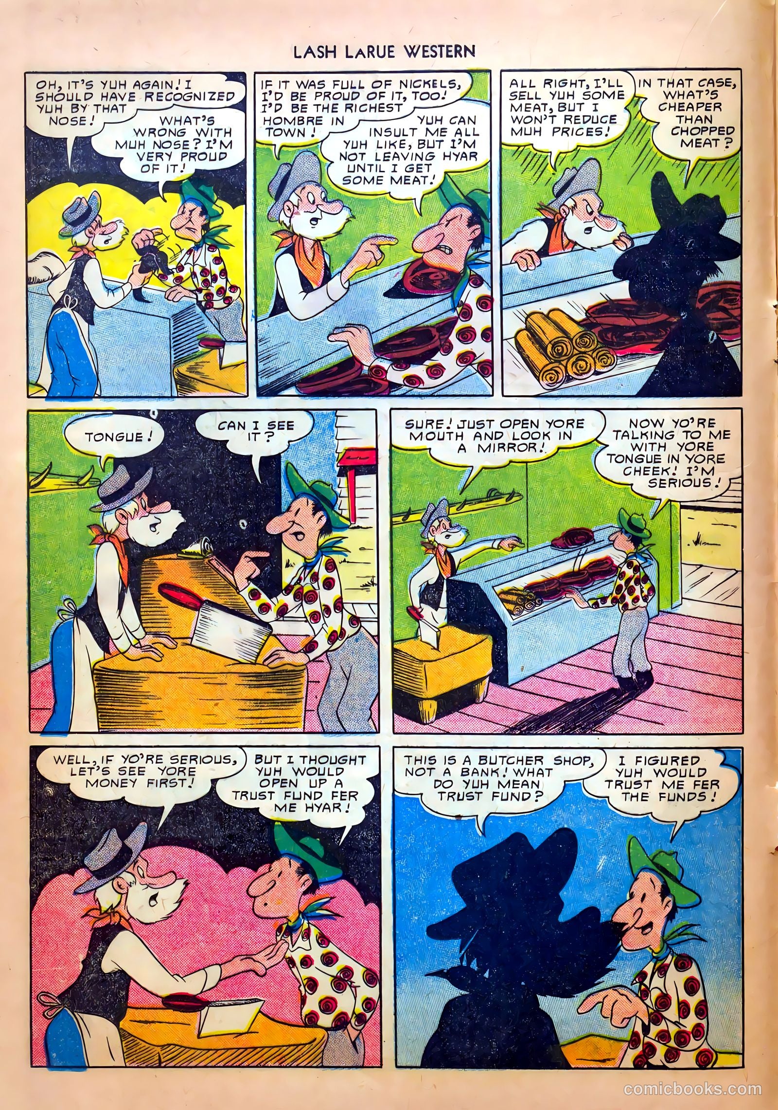 Lash LaRue Western #8 (1950) — page 16 of 52