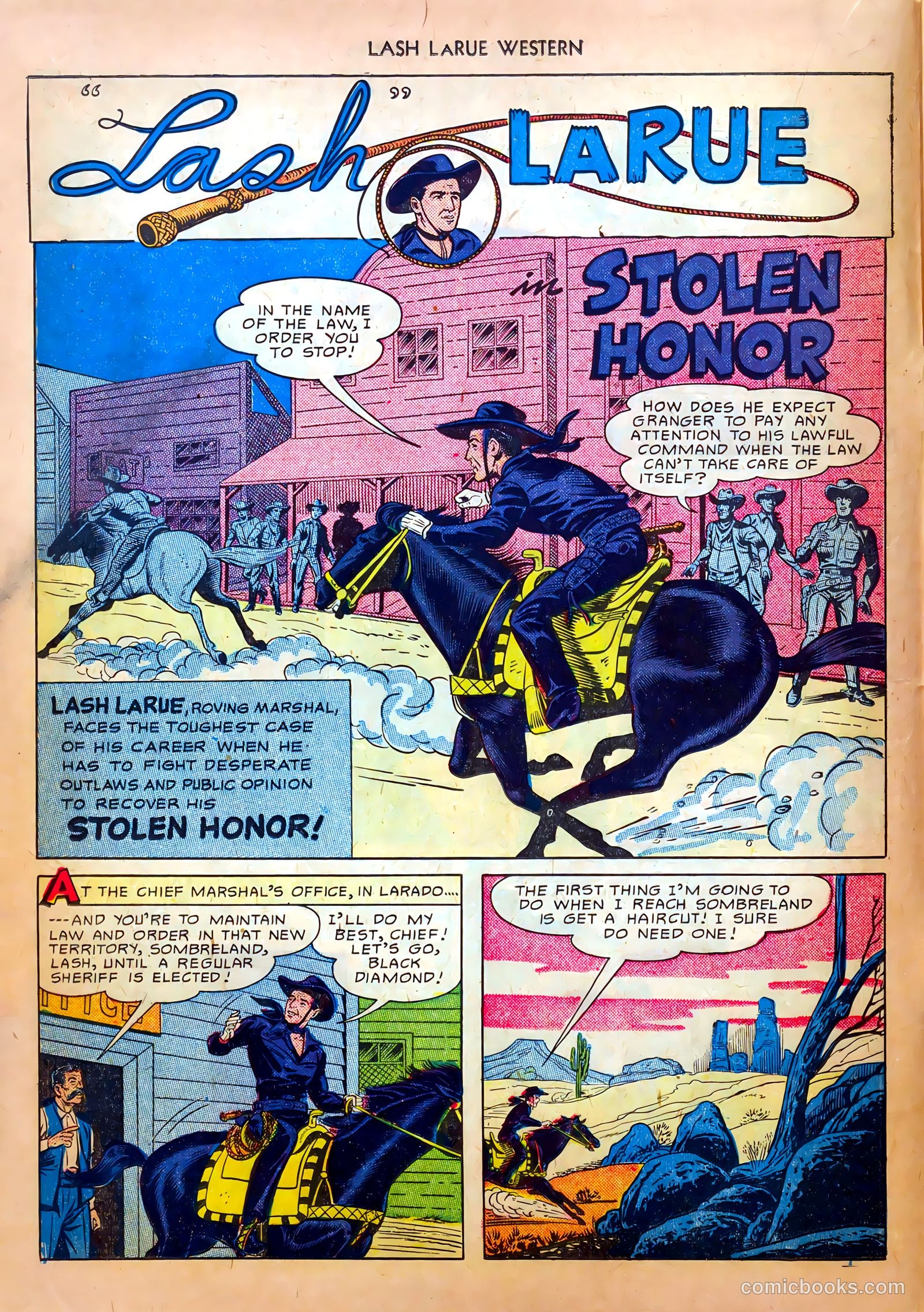 Lash LaRue Western #8 (1950) — page 18 of 52
