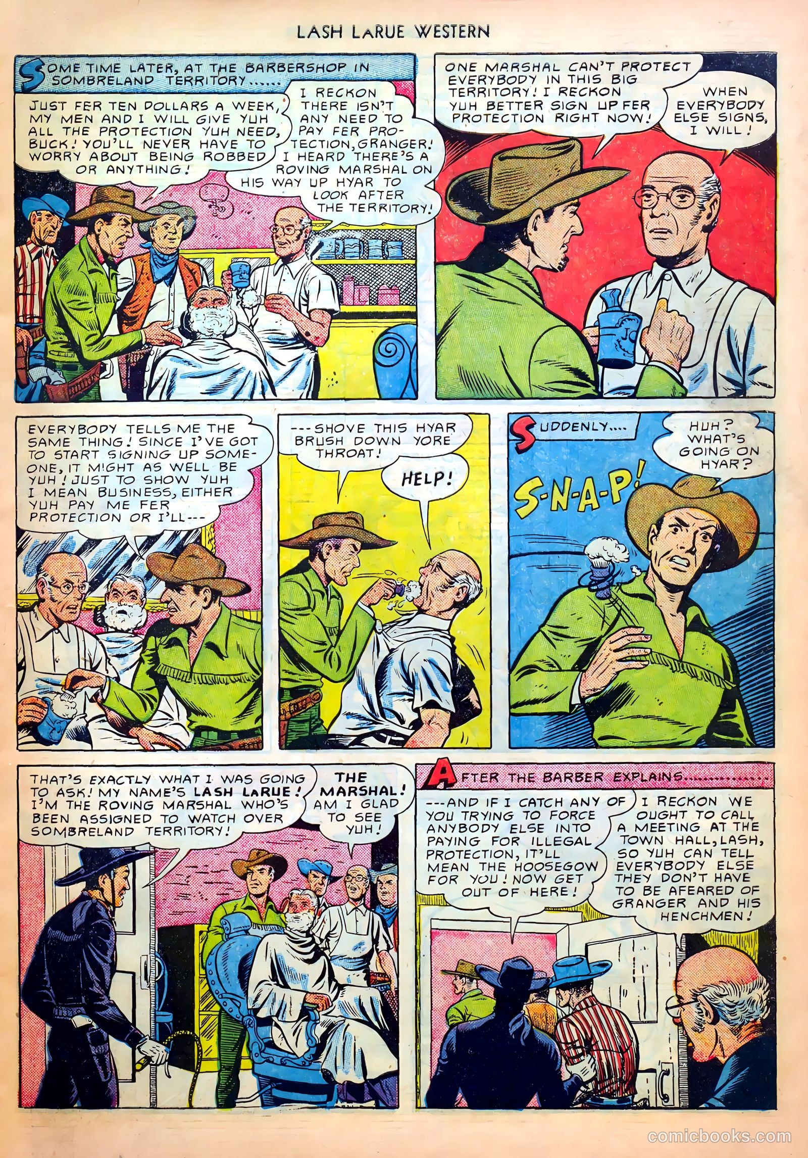 Lash LaRue Western #8 (1950) — page 19 of 52