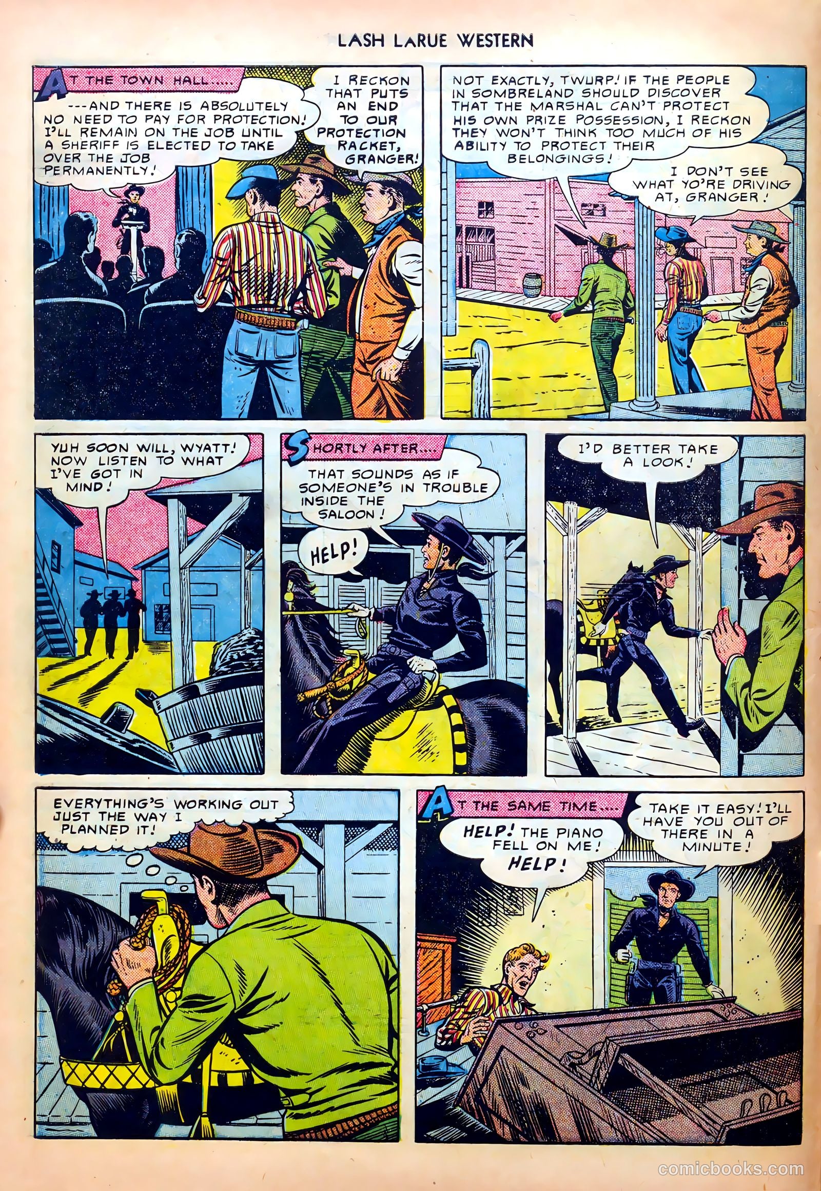 Lash LaRue Western #8 (1950) — page 20 of 52