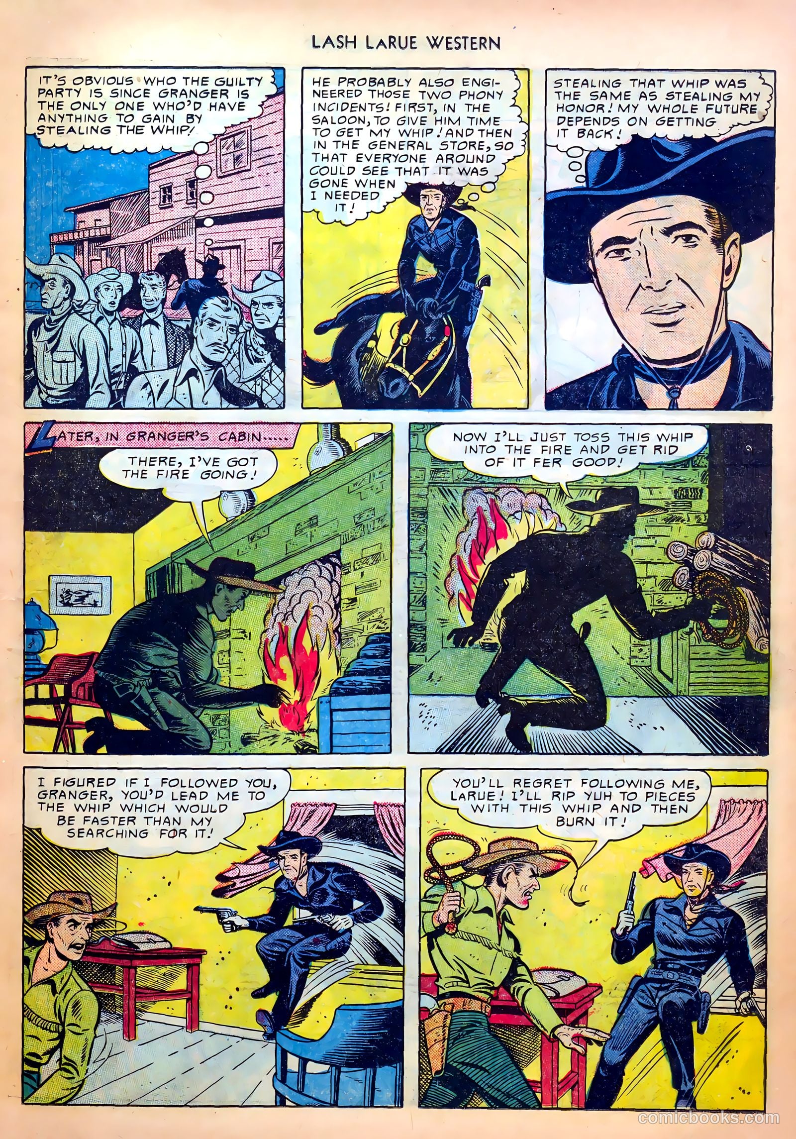 Lash LaRue Western #8 (1950) — page 23 of 52