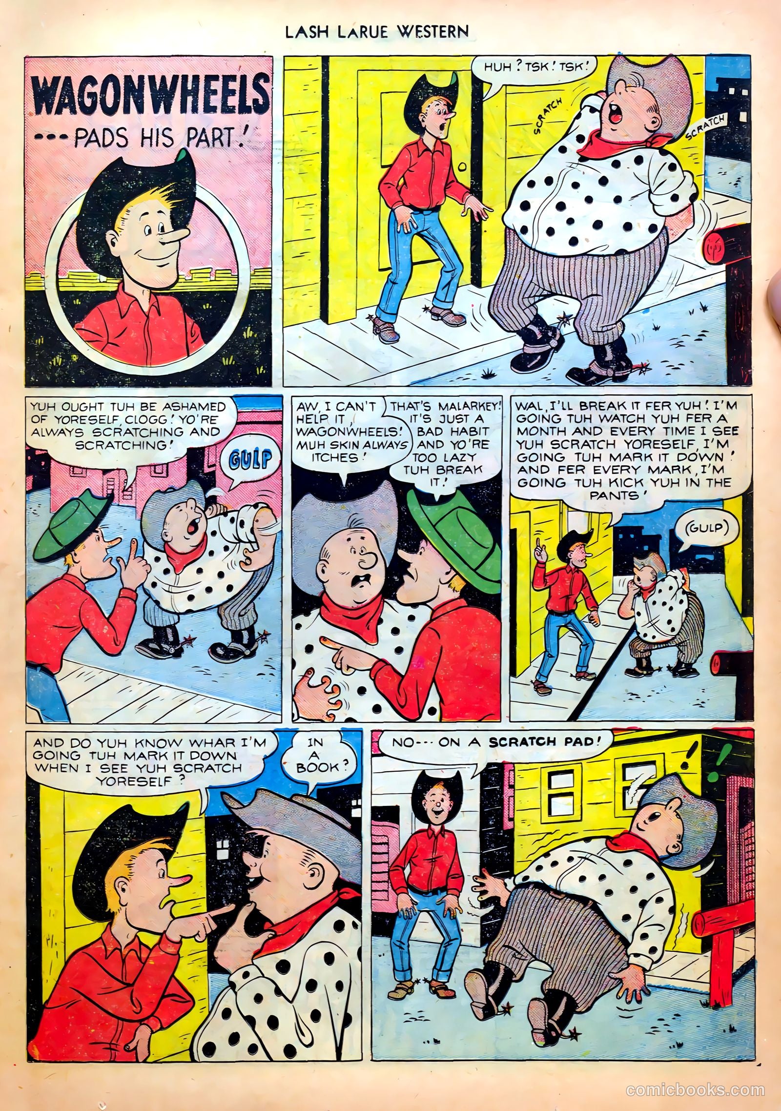 Lash LaRue Western #8 (1950) — page 25 of 52