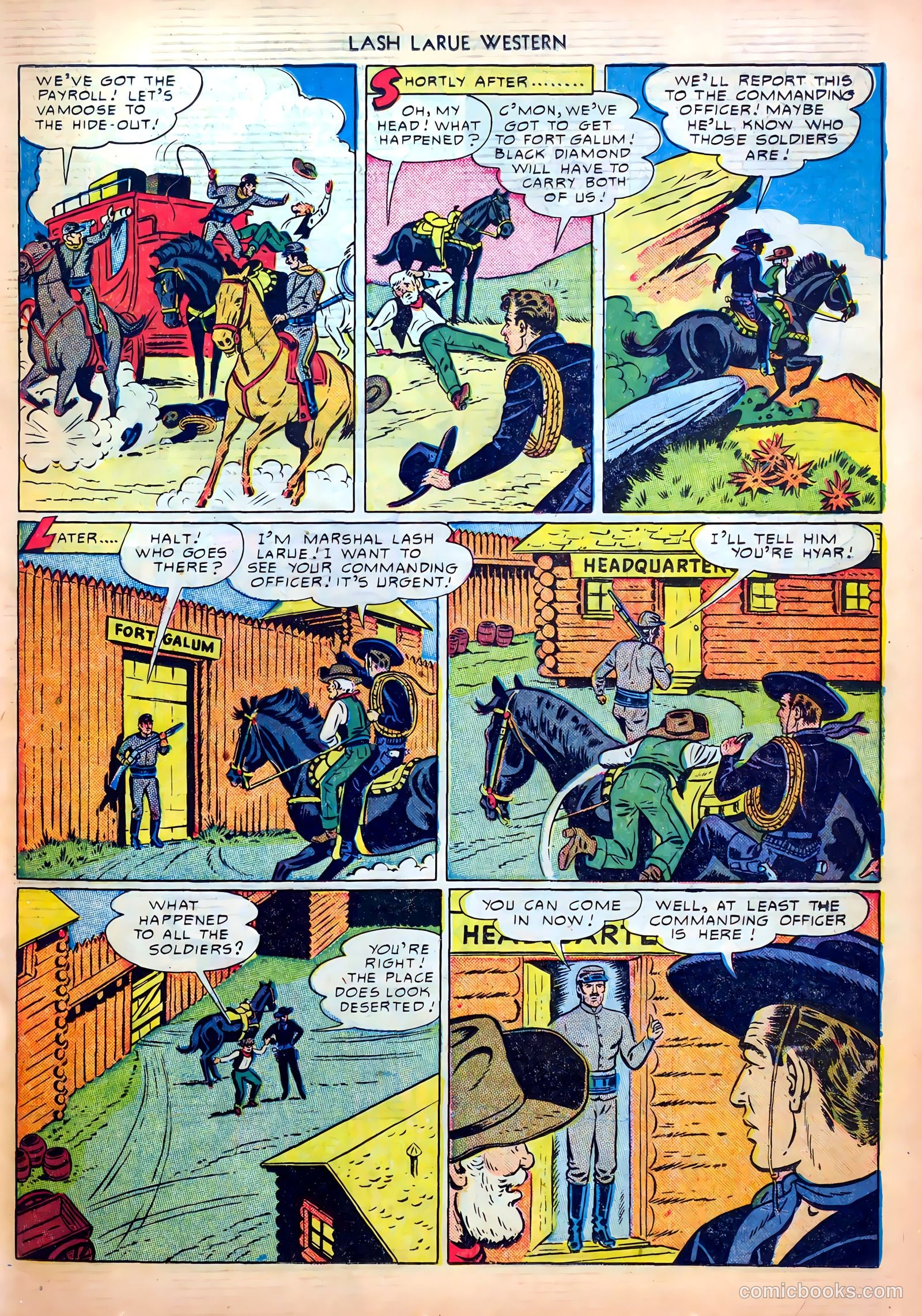 Lash LaRue Western #8 (1950) — page 27 of 52