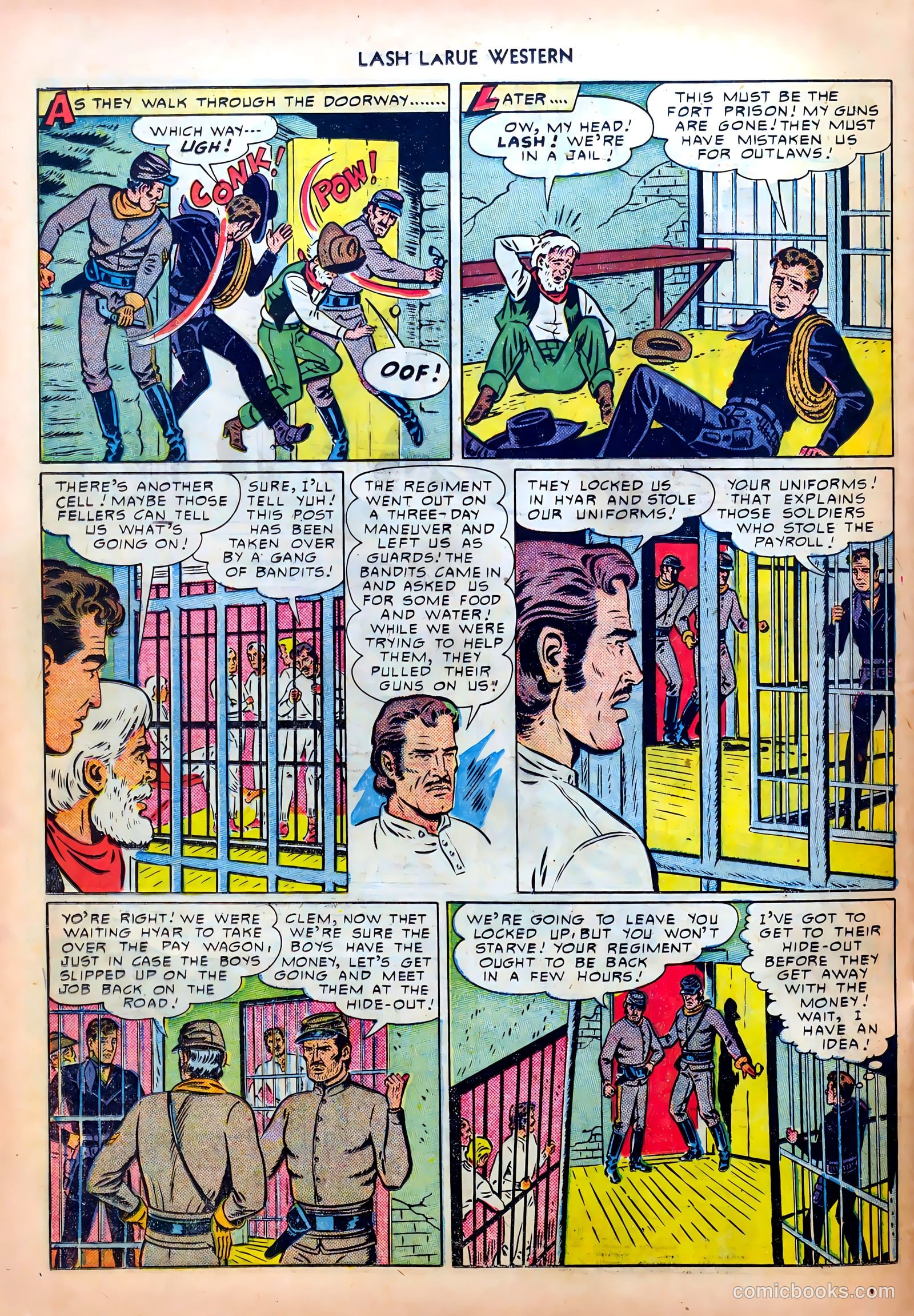 Lash LaRue Western #8 (1950) — page 28 of 52