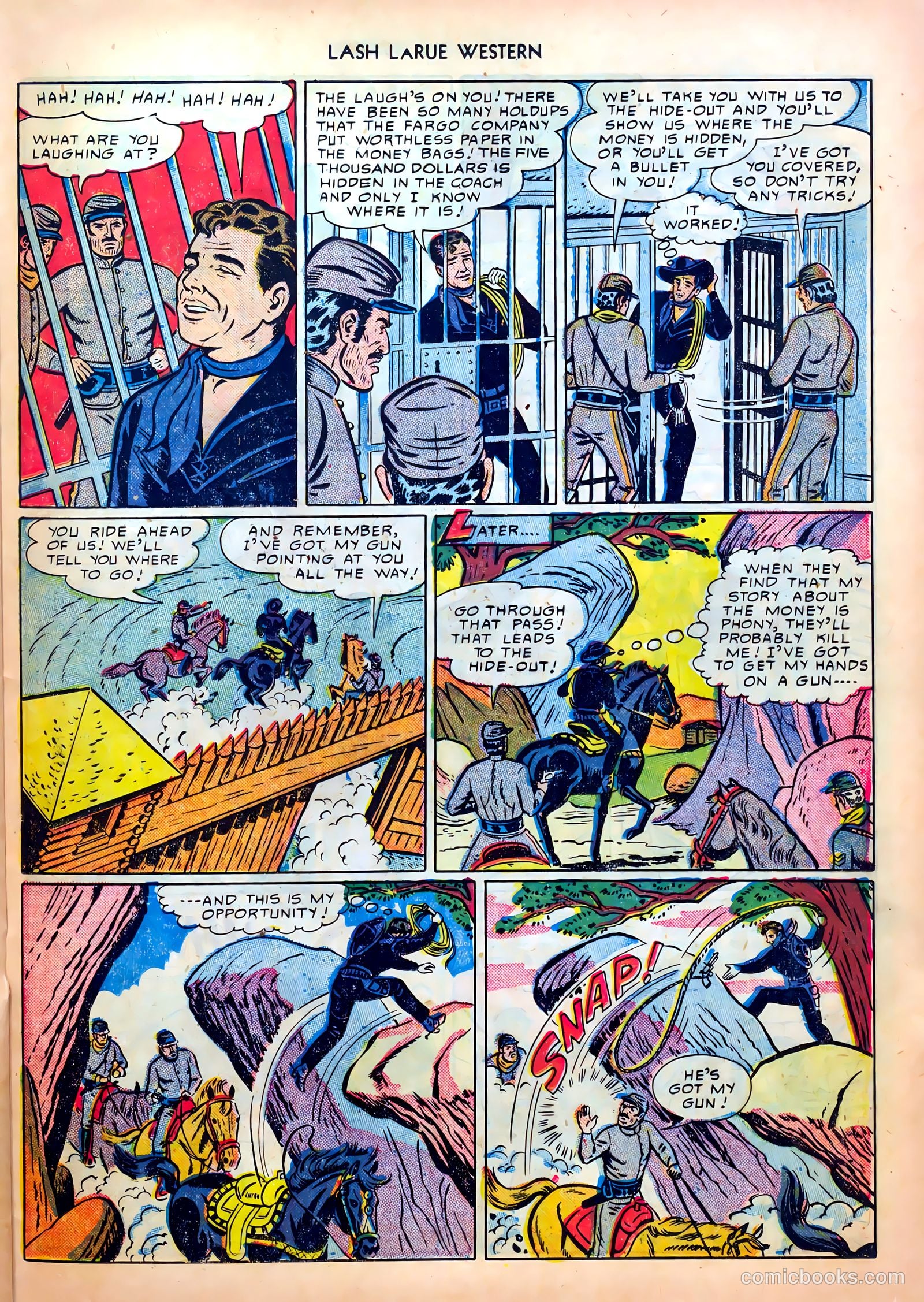 Lash LaRue Western #8 (1950) — page 29 of 52