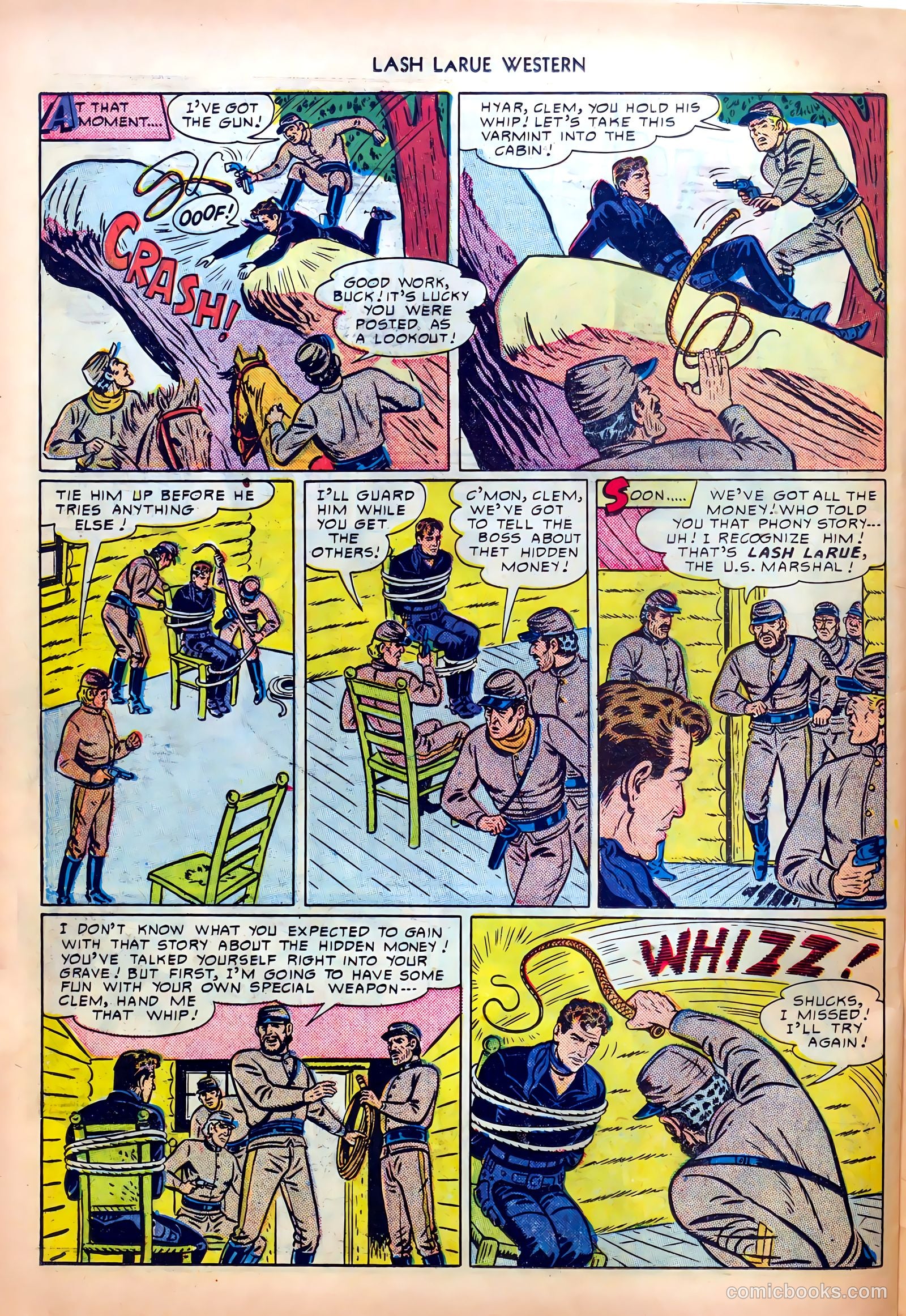 Lash LaRue Western #8 (1950) — page 30 of 52