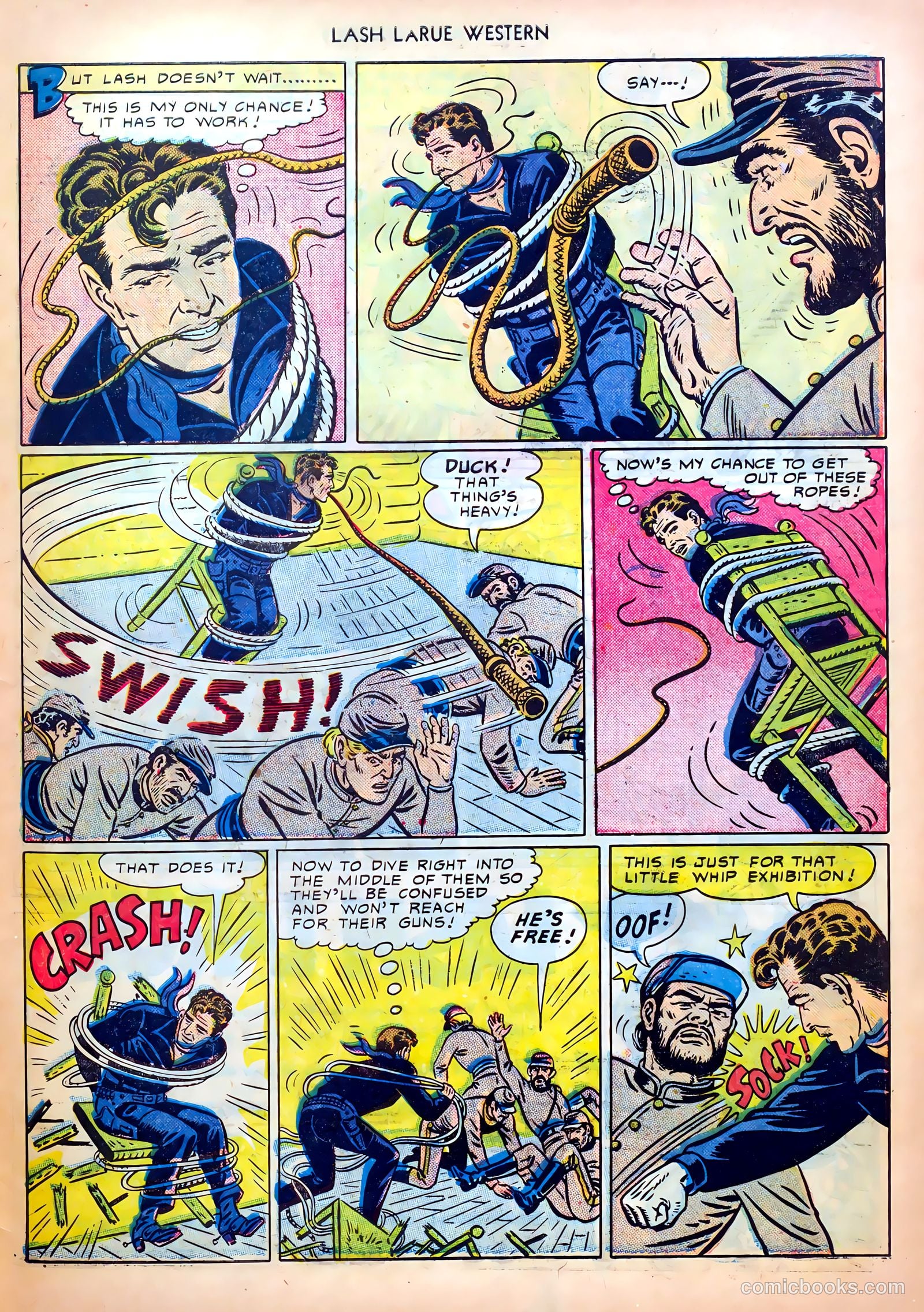 Lash LaRue Western #8 (1950) — page 31 of 52