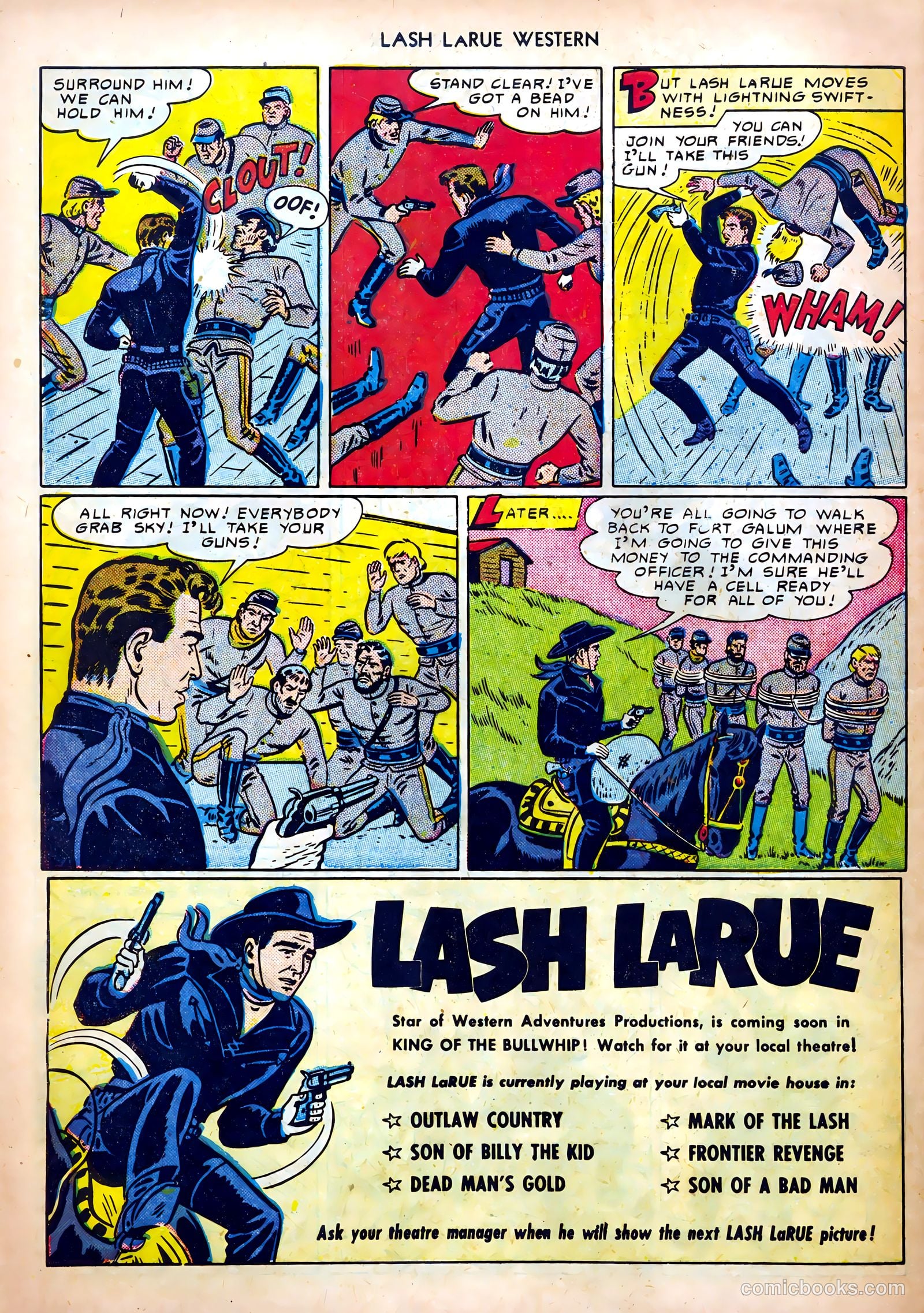 Lash LaRue Western #8 (1950) — page 32 of 52