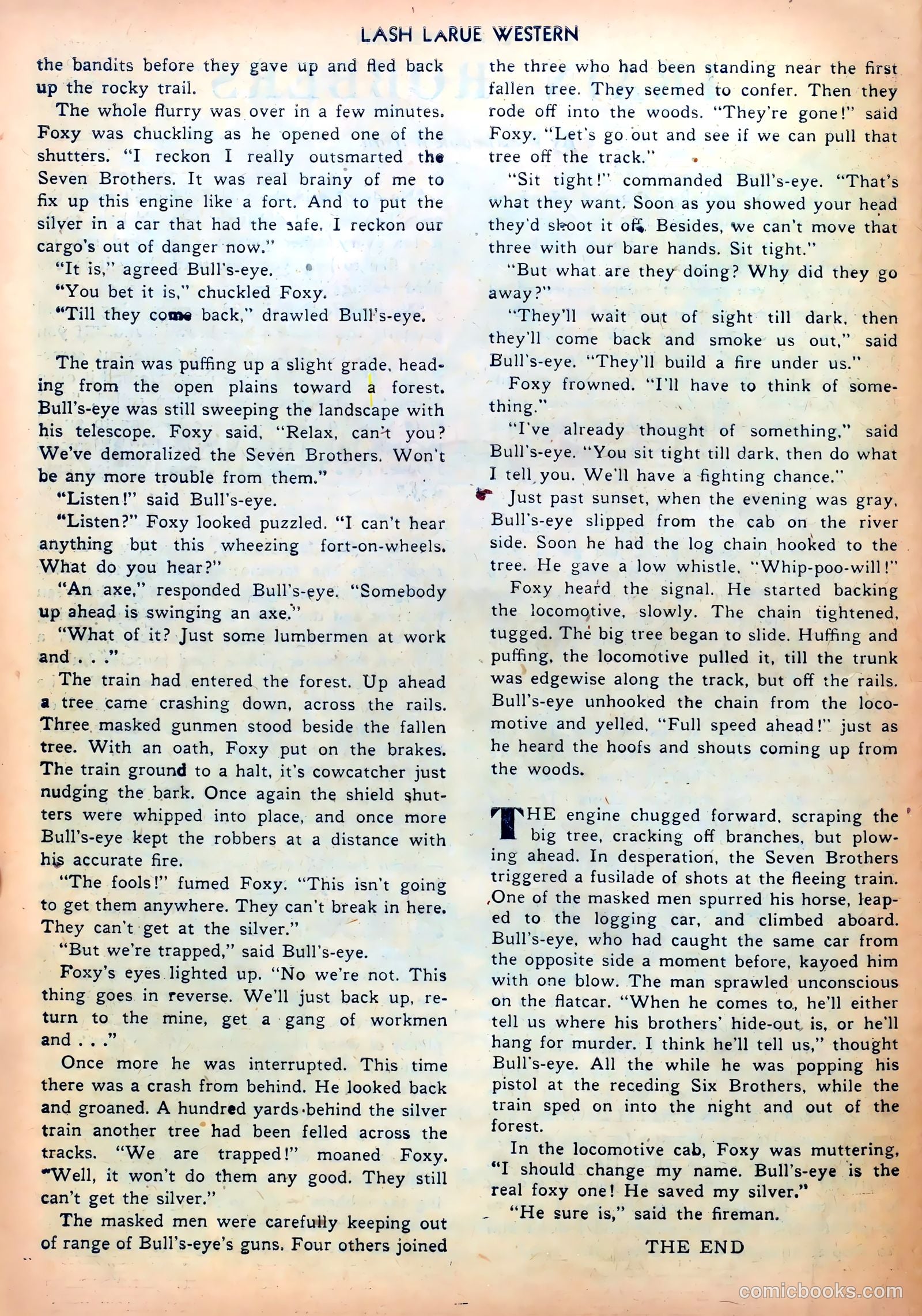 Lash LaRue Western #8 (1950) — page 34 of 52