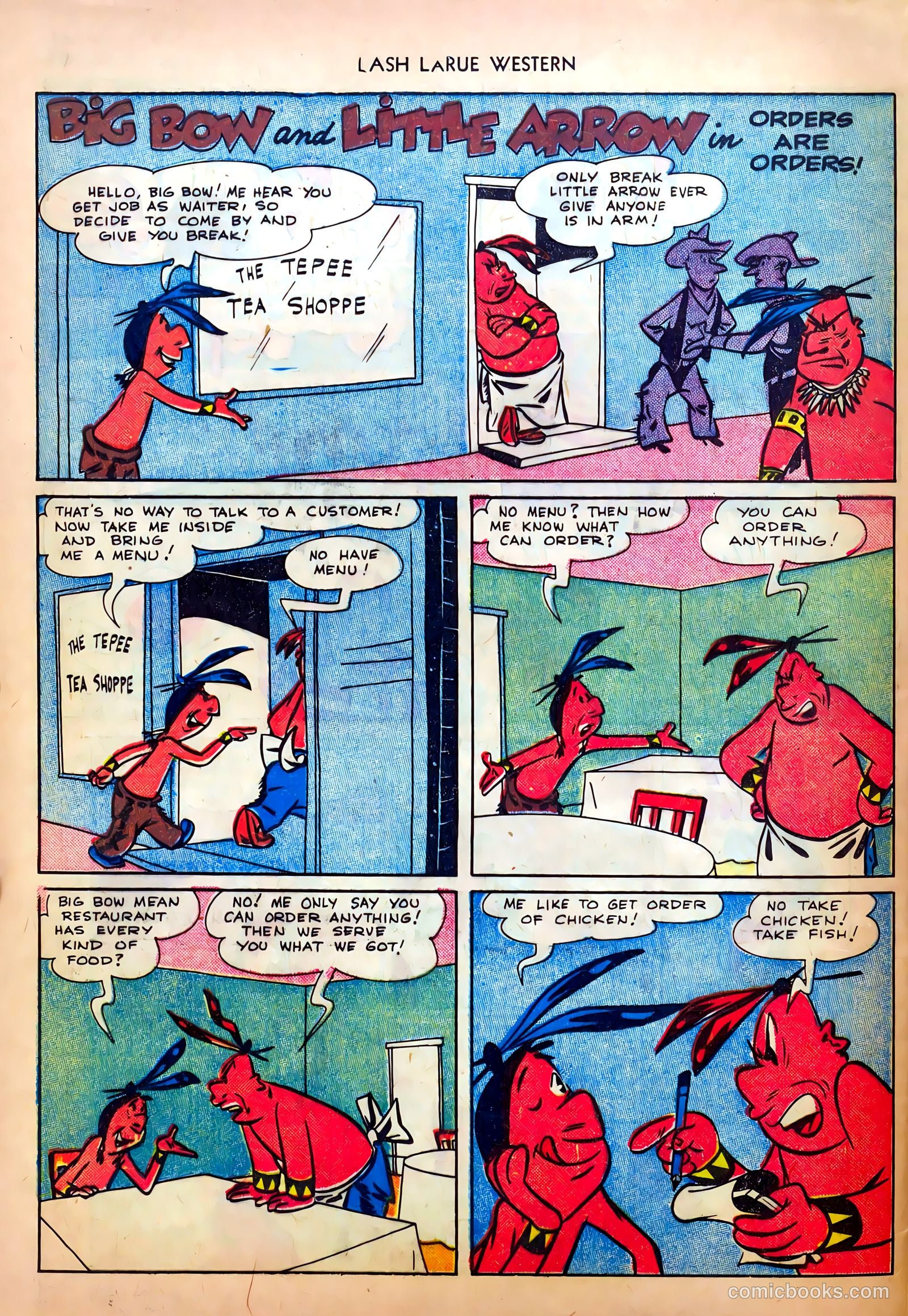 Lash LaRue Western #8 (1950) — page 36 of 52