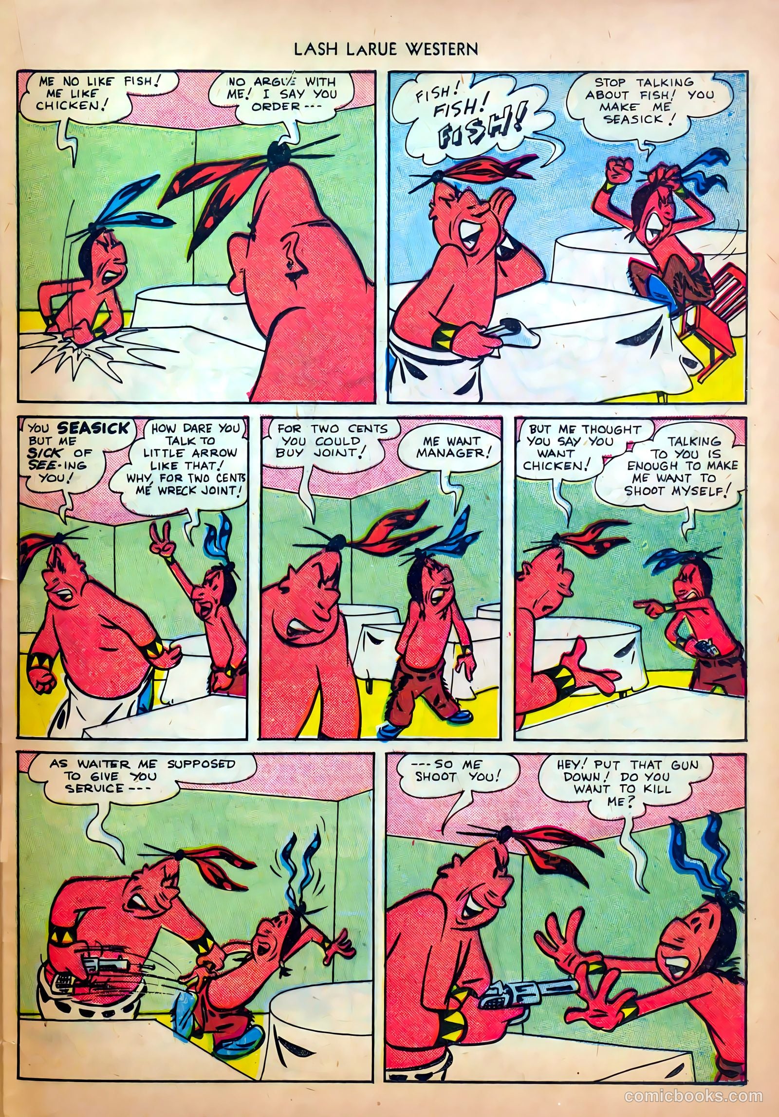 Lash LaRue Western #8 (1950) — page 37 of 52