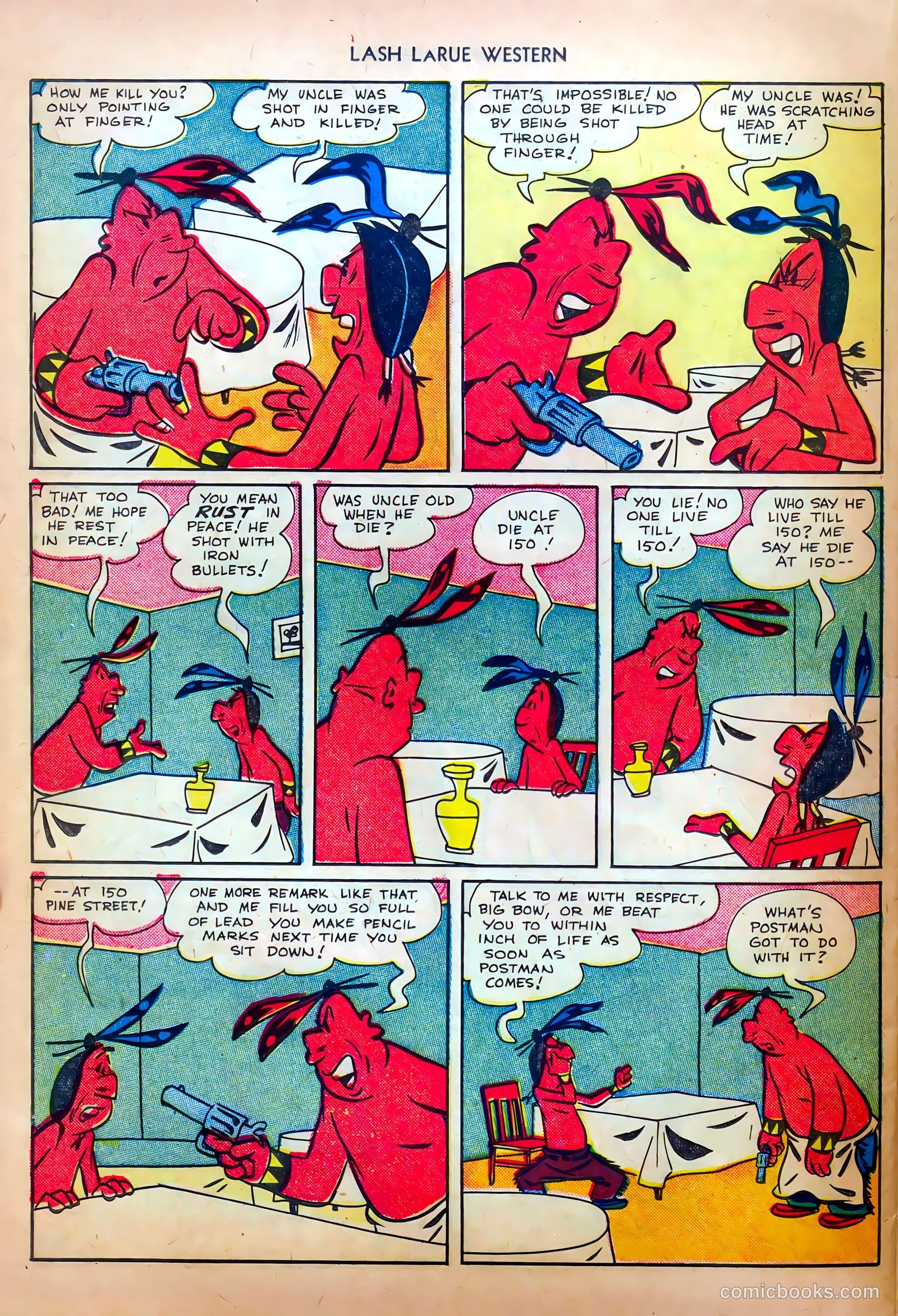 Lash LaRue Western #8 (1950) — page 38 of 52