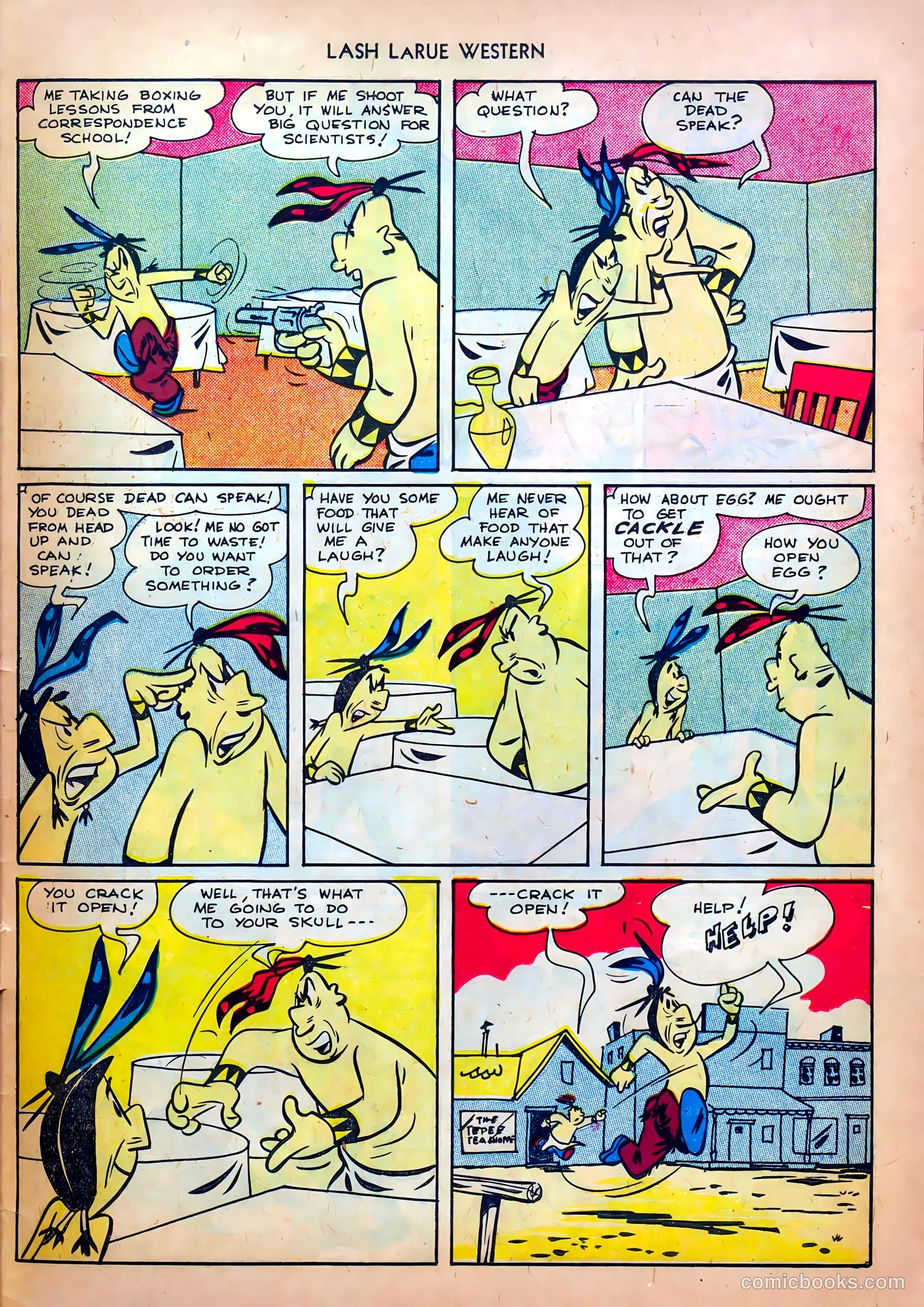 Lash LaRue Western #8 (1950) — page 39 of 52
