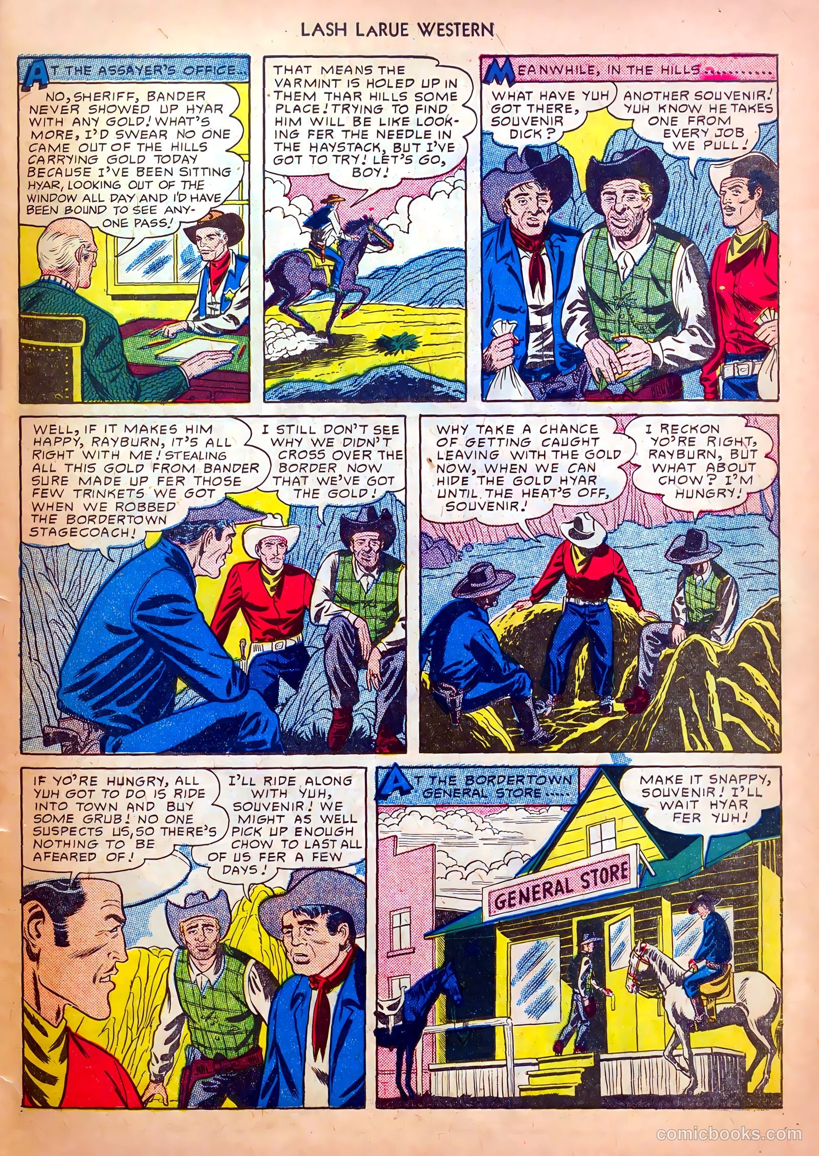 Lash LaRue Western #8 (1950) — page 43 of 52