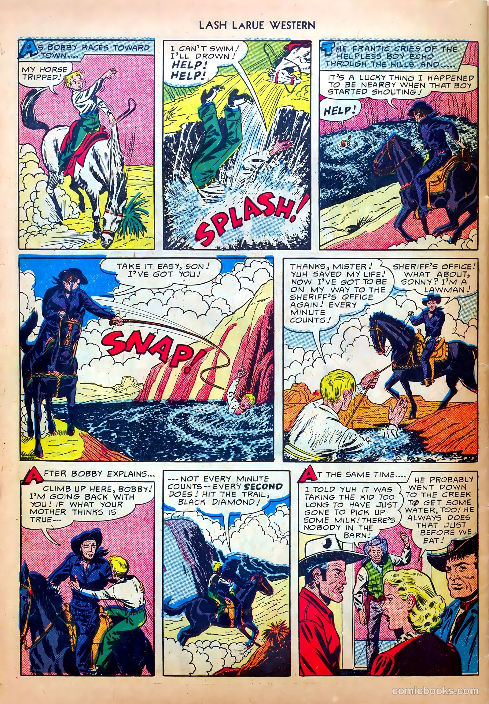 Lash LaRue Western #8 (1950) — page 46 of 52