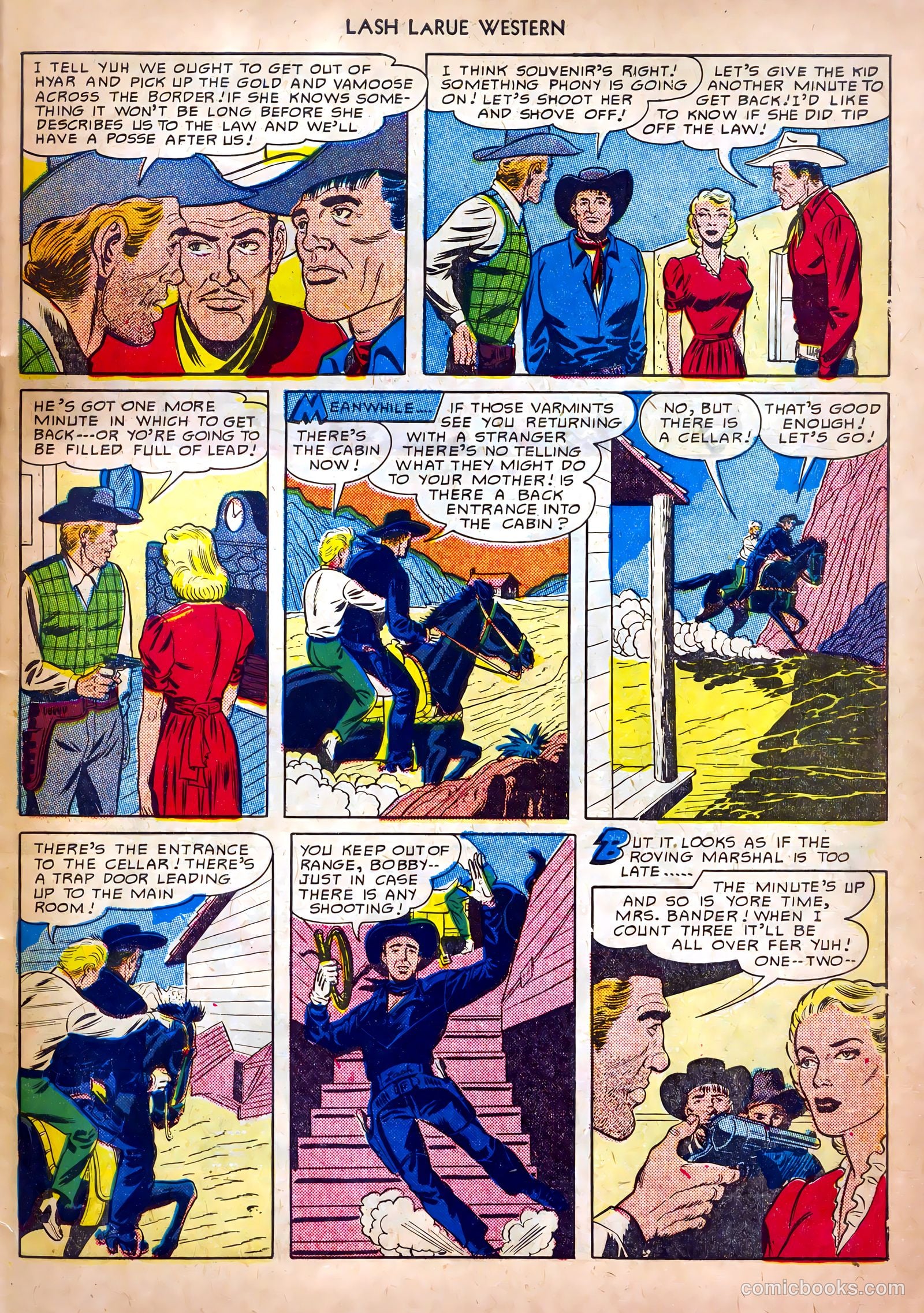 Lash LaRue Western #8 (1950) — page 47 of 52