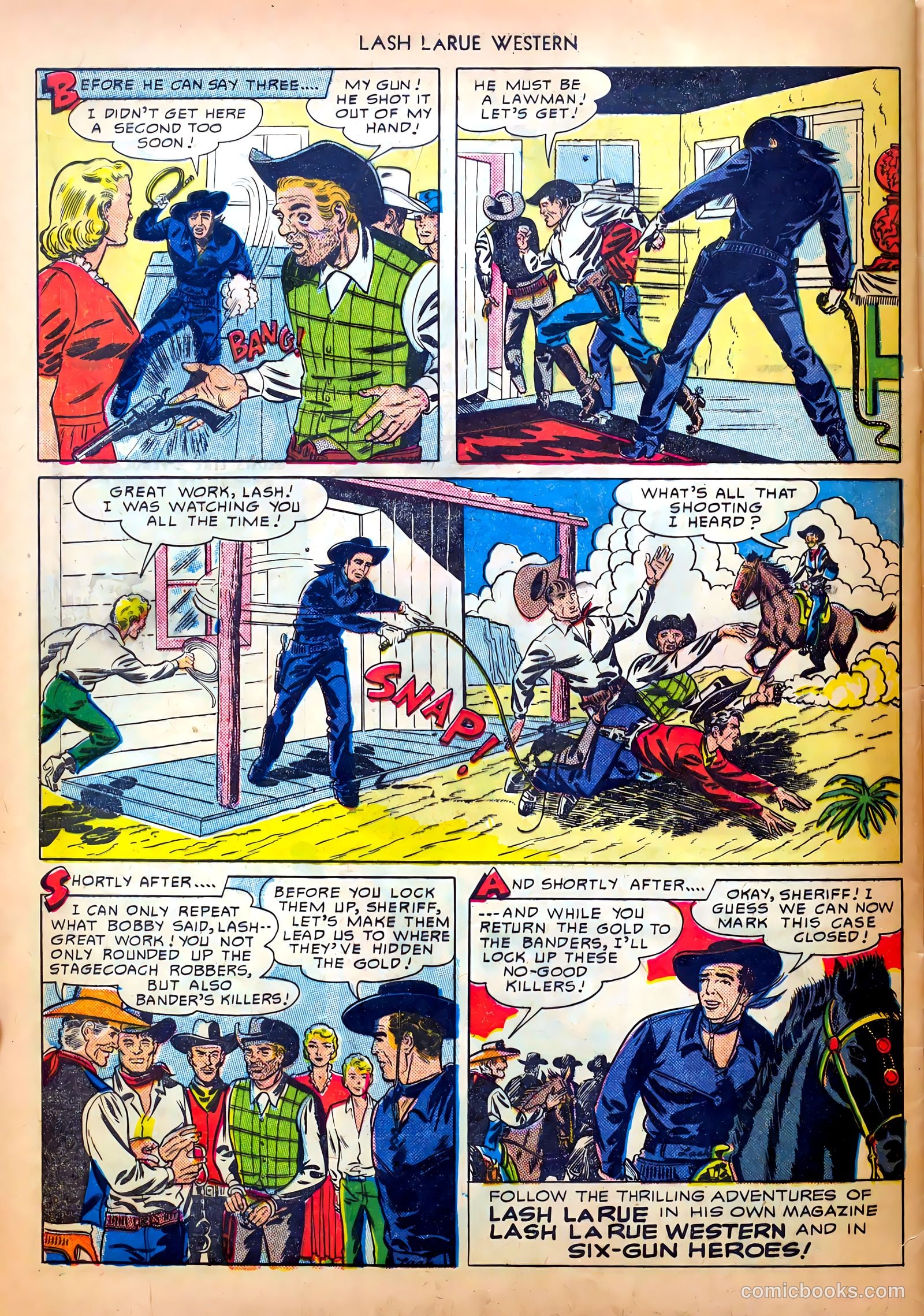 Lash LaRue Western #8 (1950) — page 48 of 52