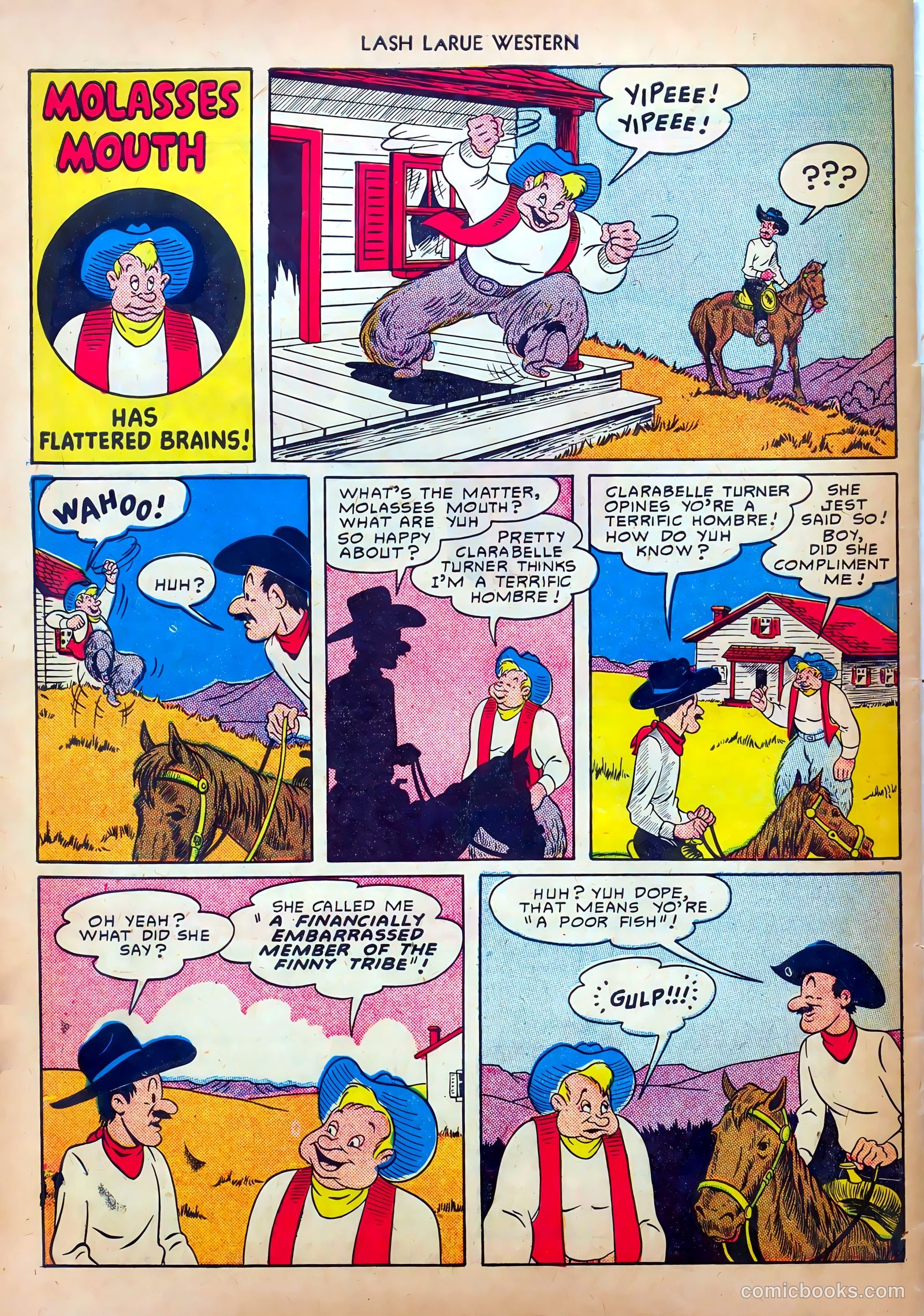 Lash LaRue Western #8 (1950) — page 50 of 52