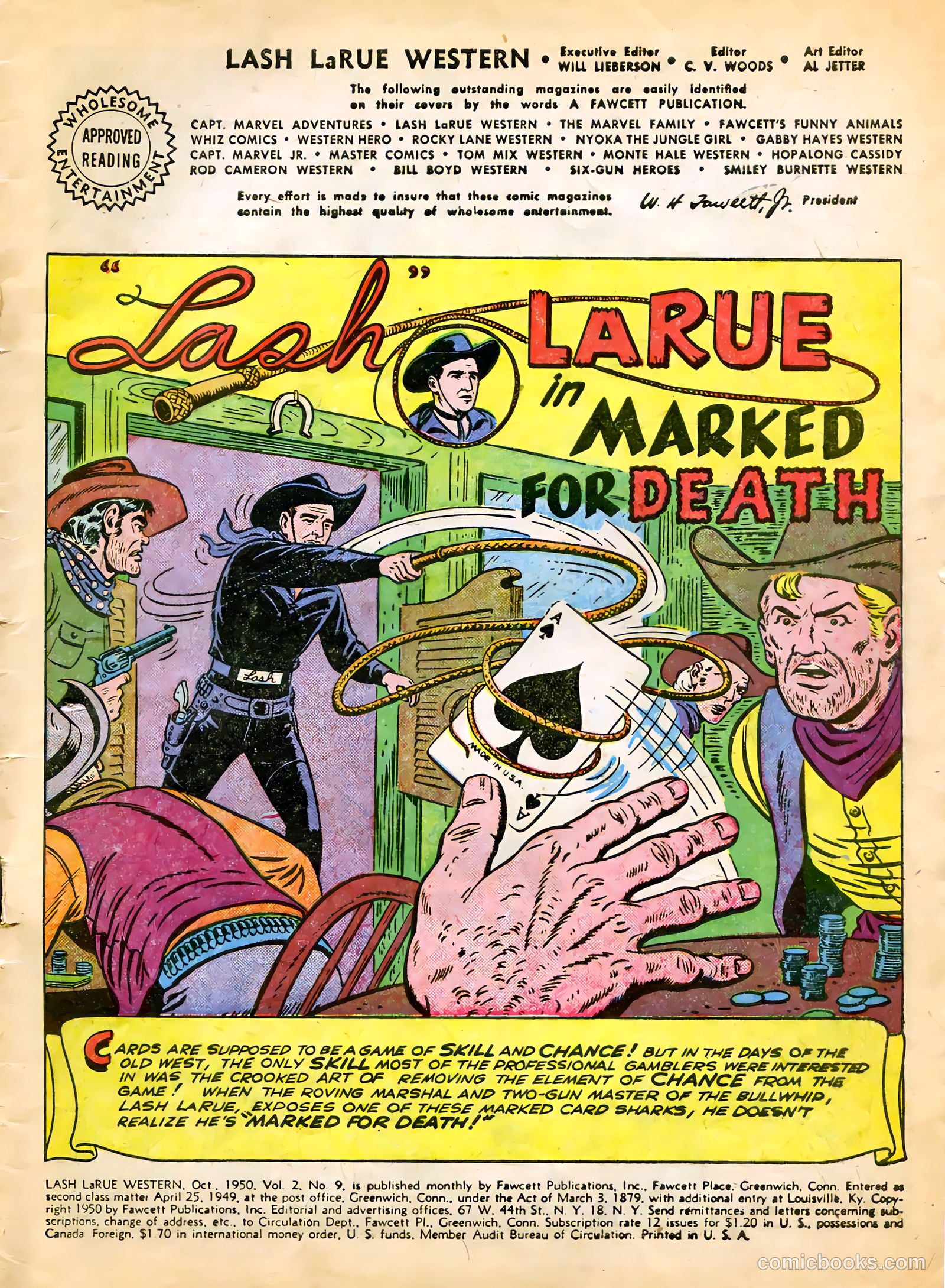 Lash LaRue Western #9 (1950) — page 3 of 36