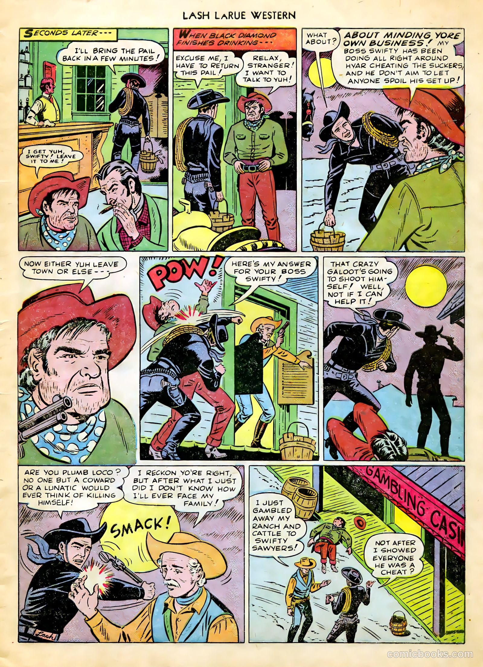 Lash LaRue Western #9 (1950) — page 5 of 36