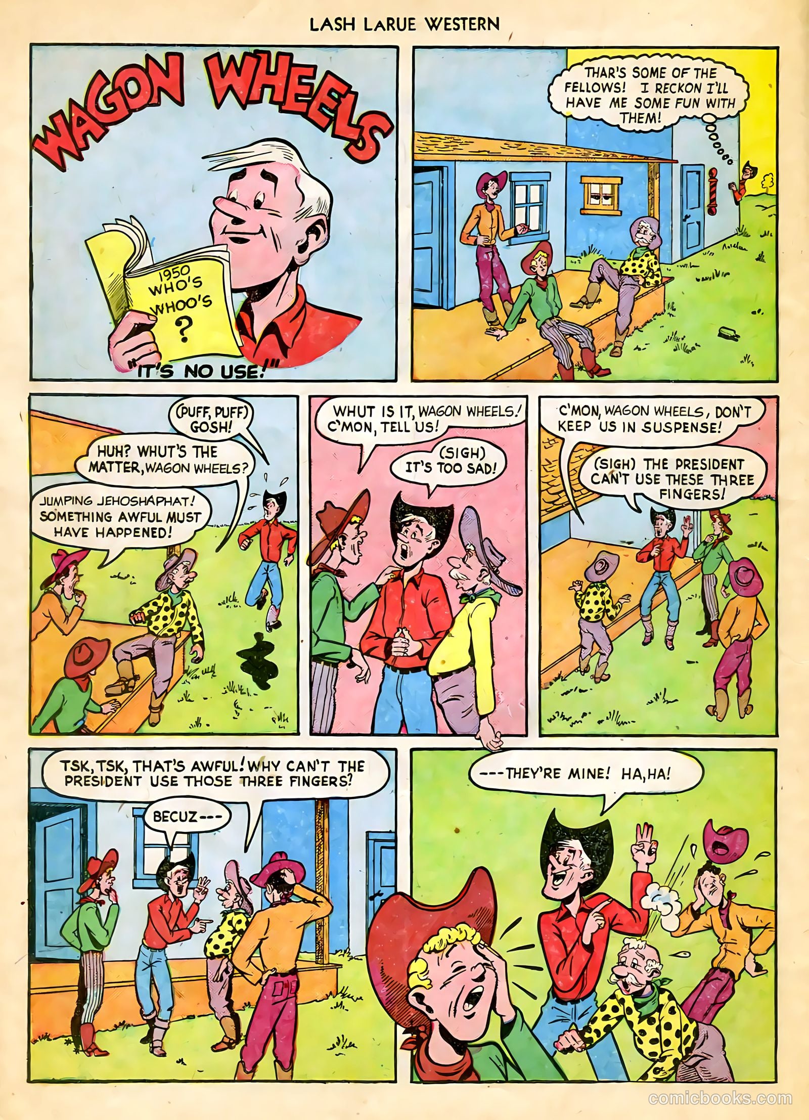 Lash LaRue Western #9 (1950) — page 14 of 36