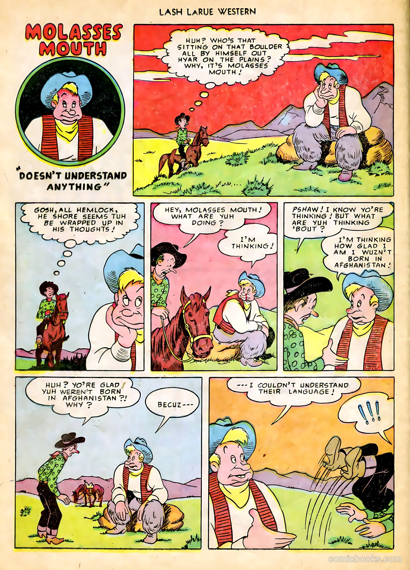 Lash LaRue Western #9 (1950) — page 16 of 36