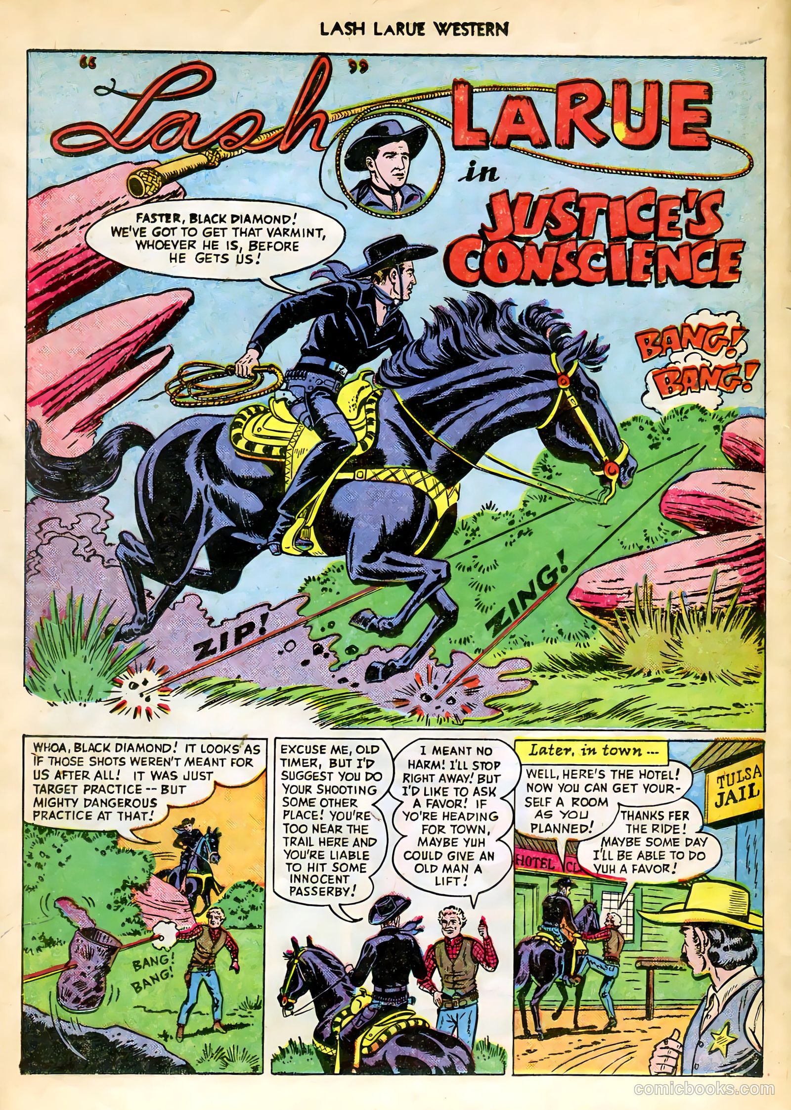 Lash LaRue Western #9 (1950) — page 18 of 36