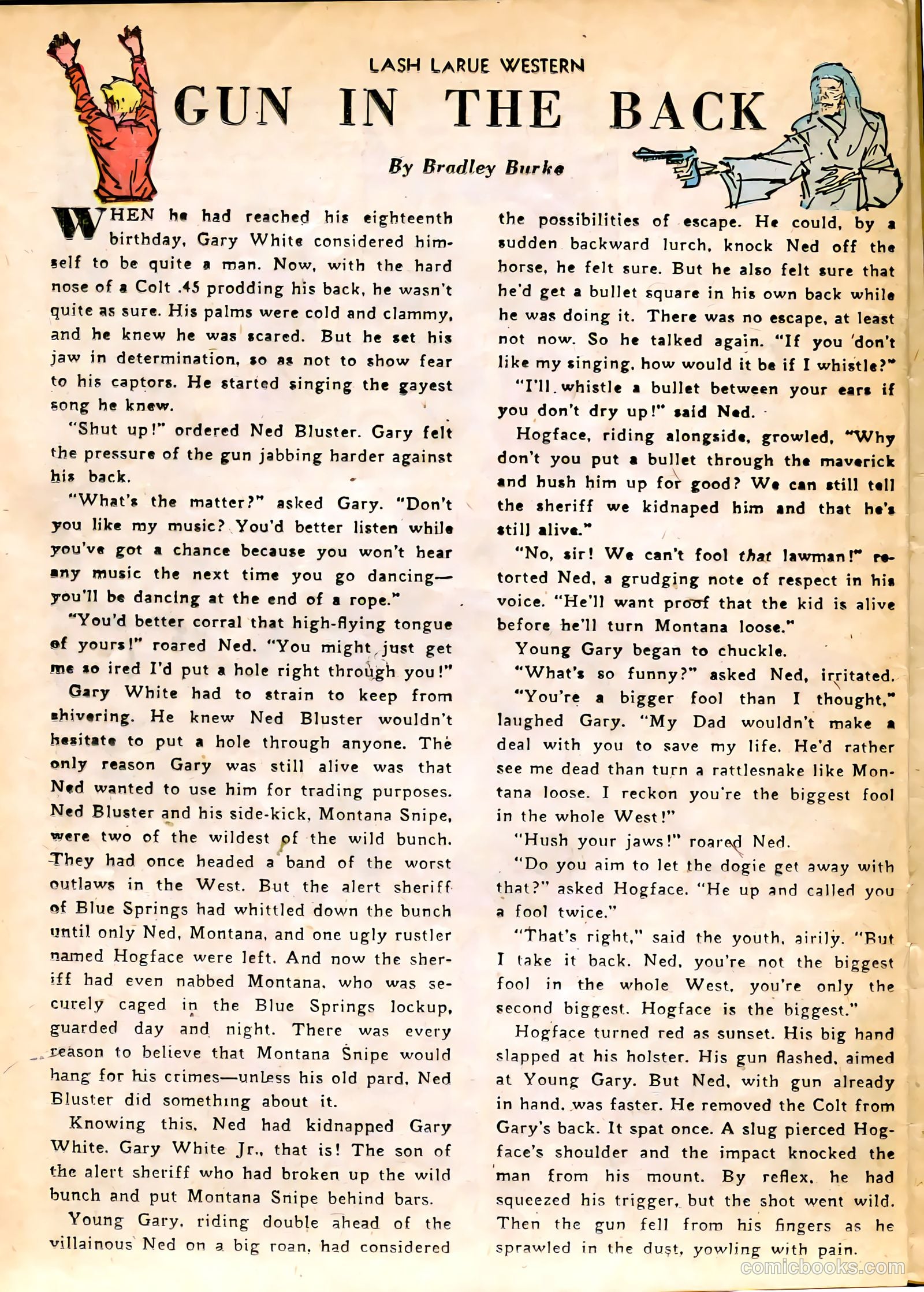 Lash LaRue Western #9 (1950) — page 24 of 36
