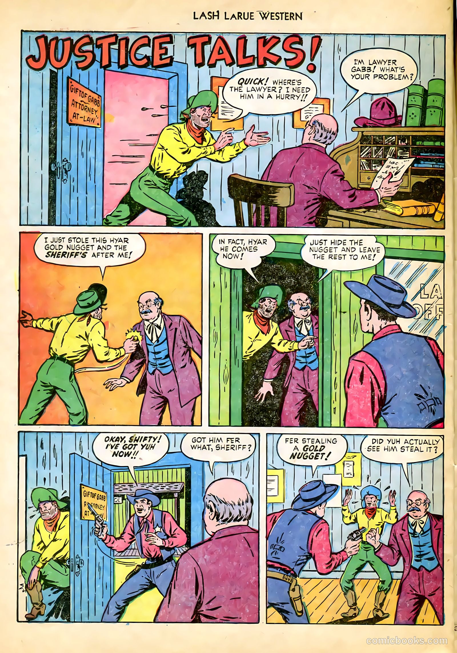 Lash LaRue Western #9 (1950) — page 26 of 36