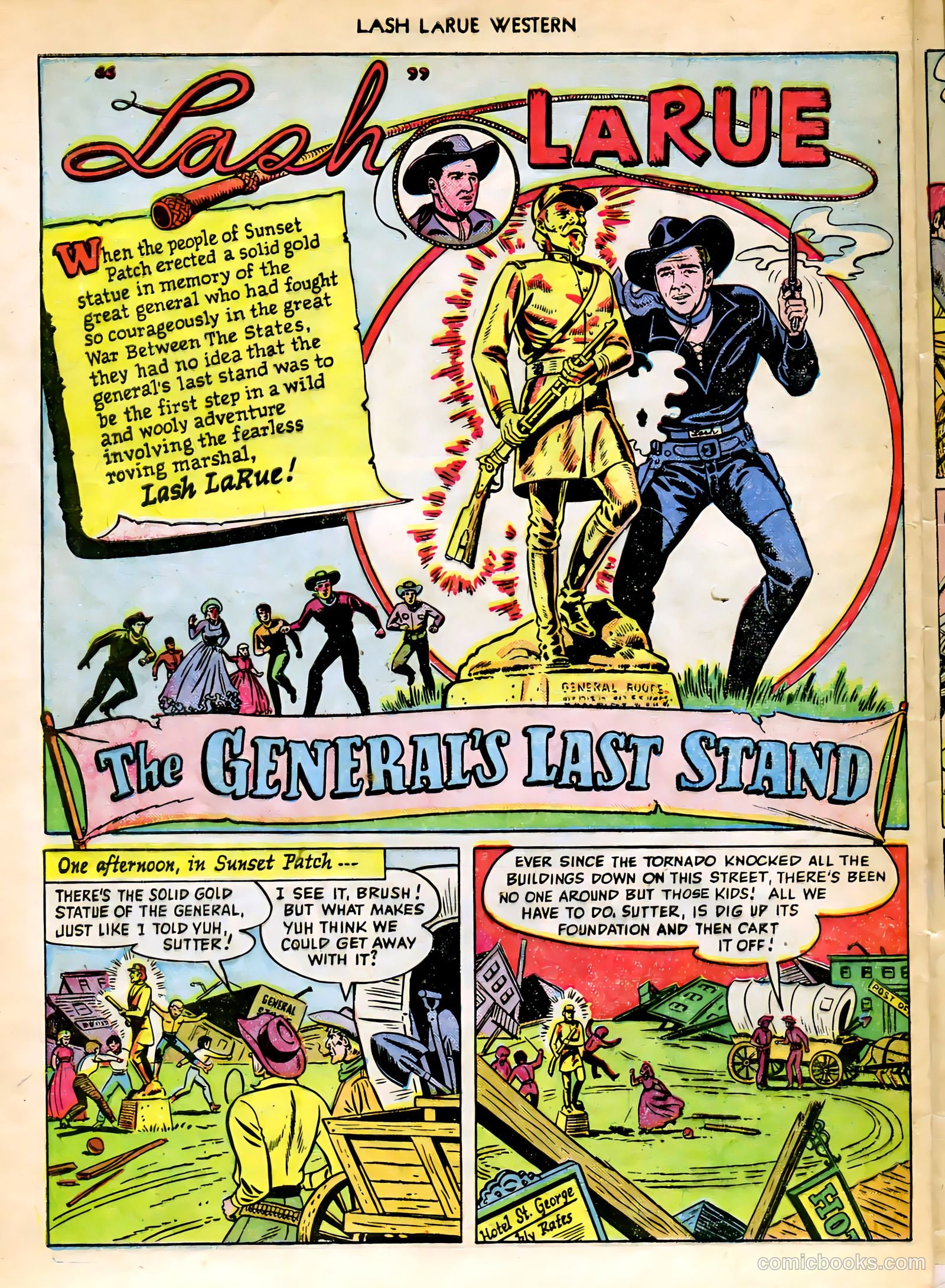Lash LaRue Western #9 (1950) — page 28 of 36