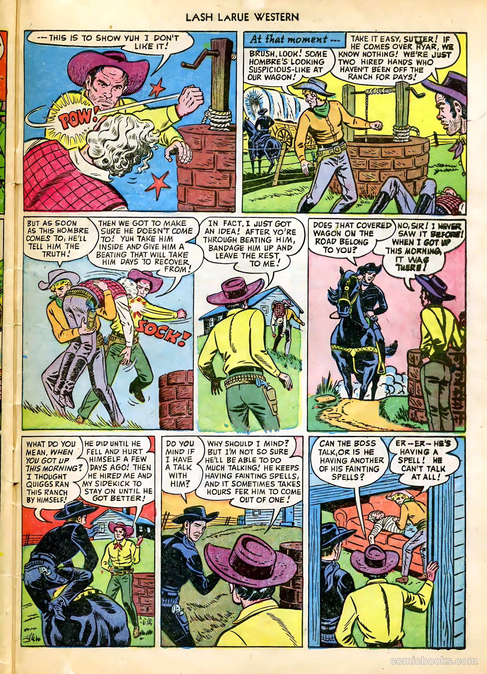Lash LaRue Western #9 (1950) — page 31 of 36