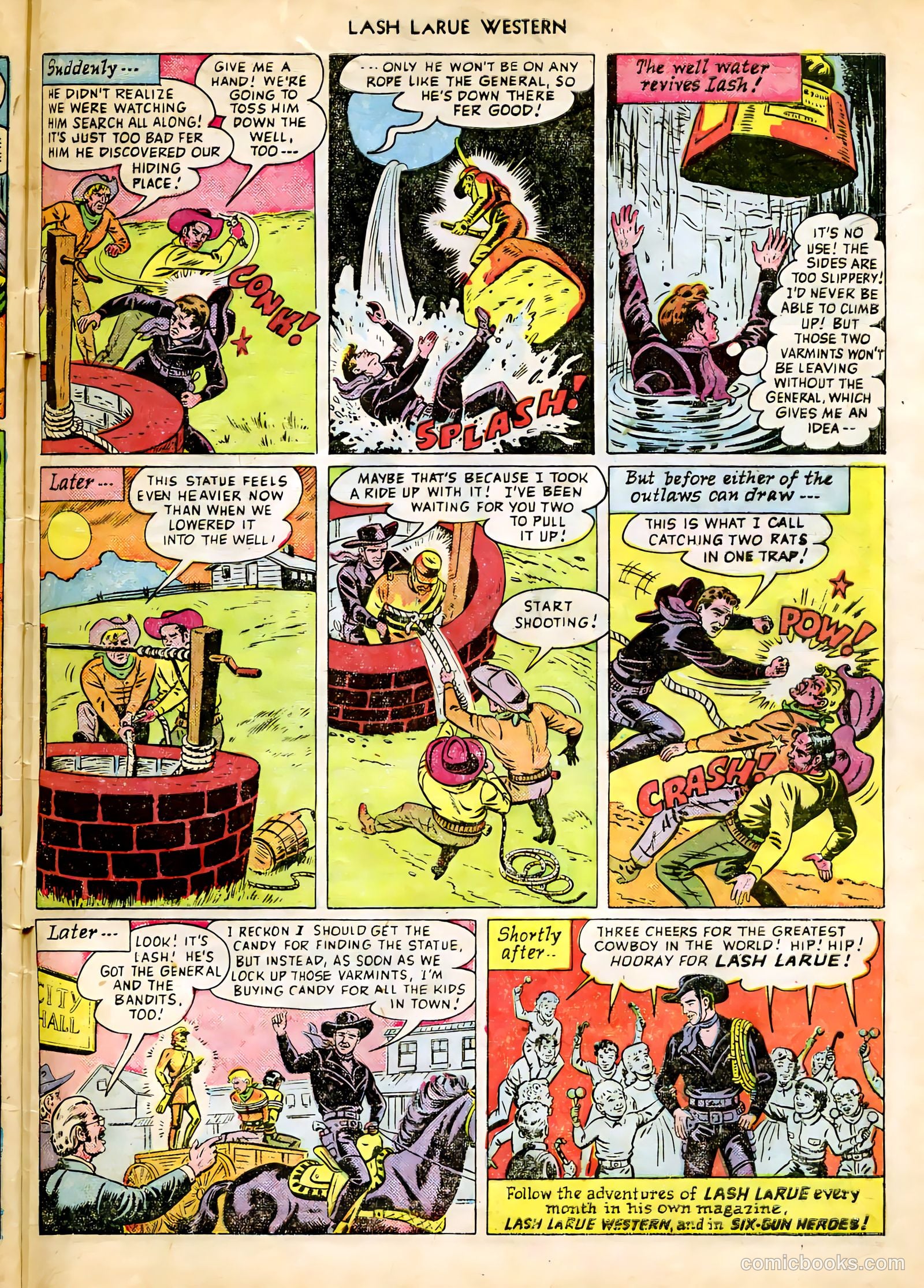Lash LaRue Western #9 (1950) — page 33 of 36