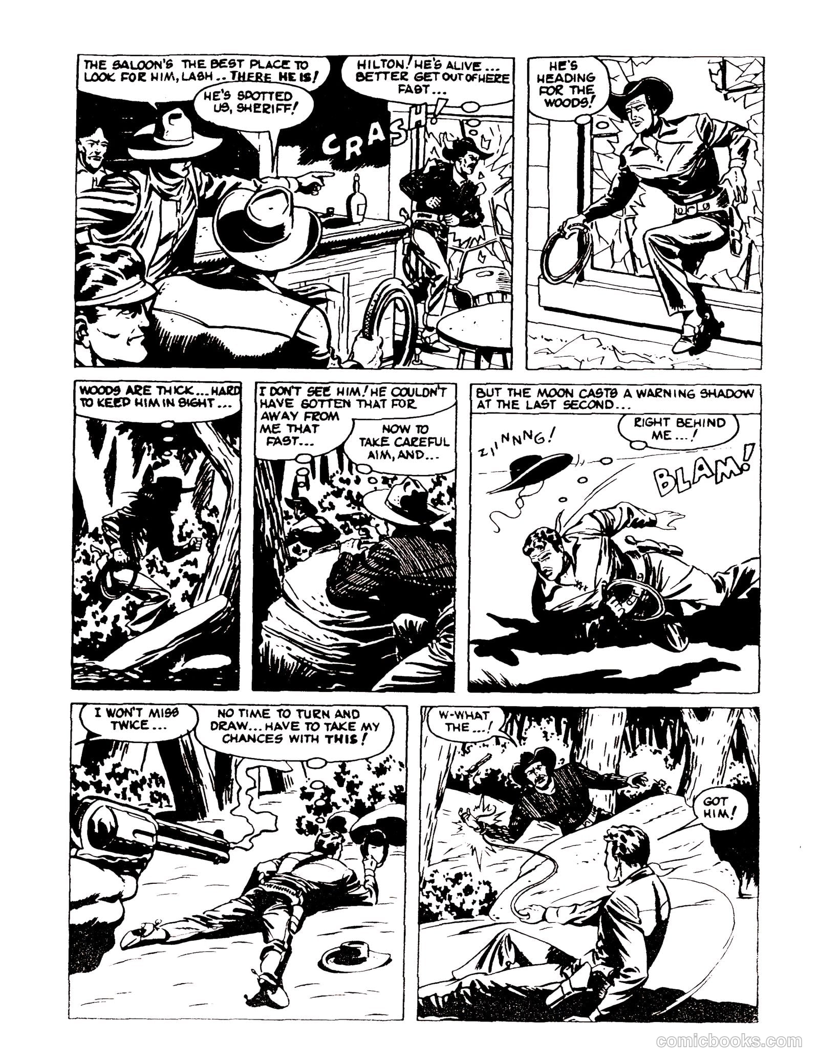 Lash Larue Western #92 (1954) — page 8 of 29