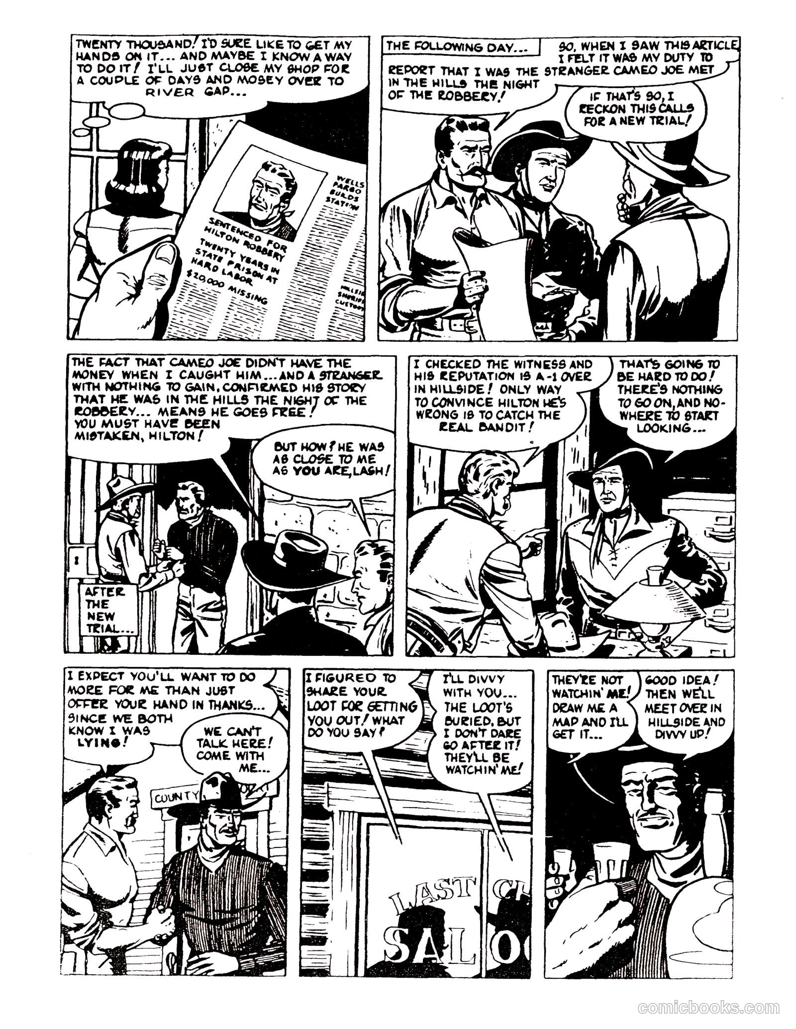 Lash Larue Western #92 (1954) — page 10 of 29
