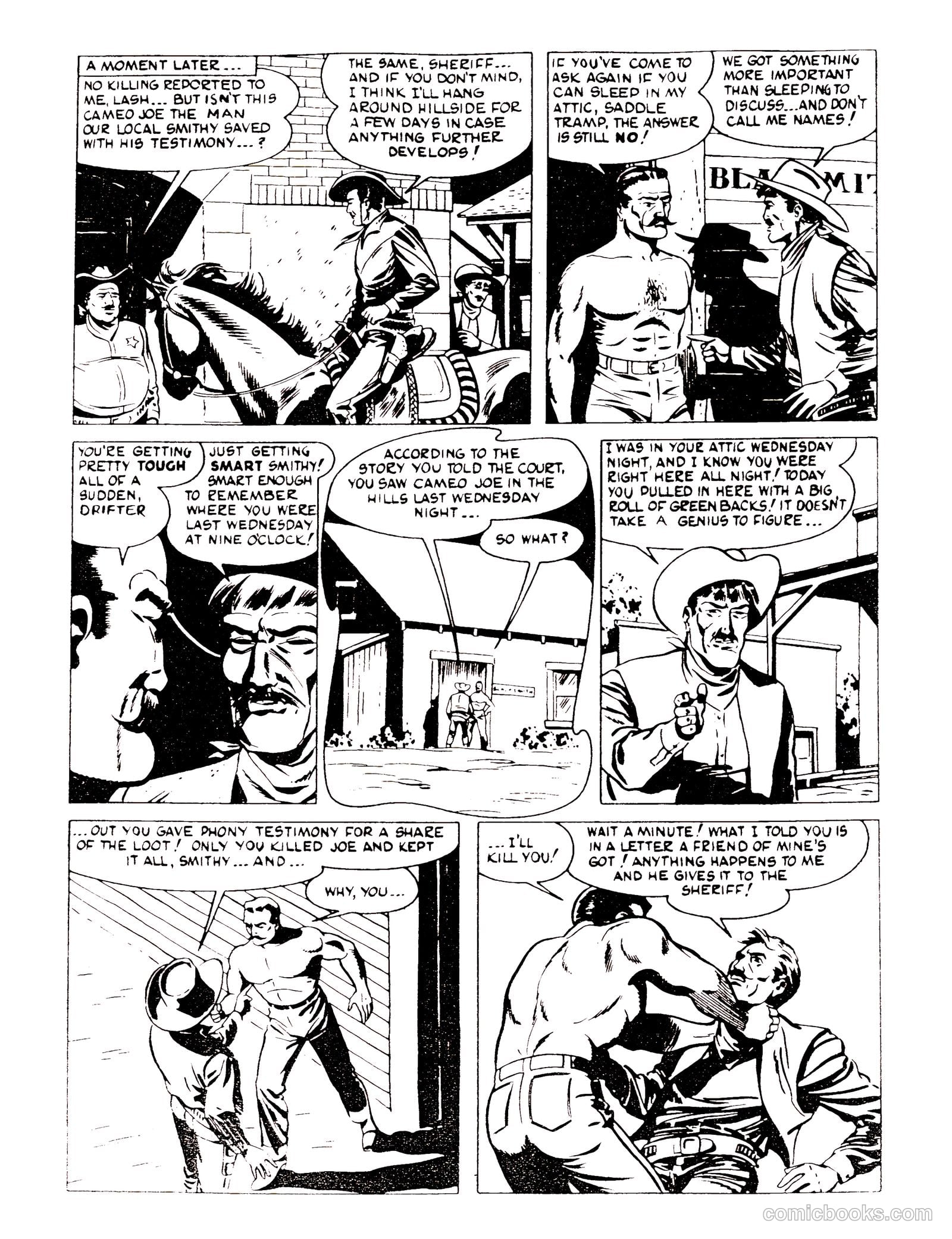 Lash Larue Western #92 (1954) — page 13 of 29
