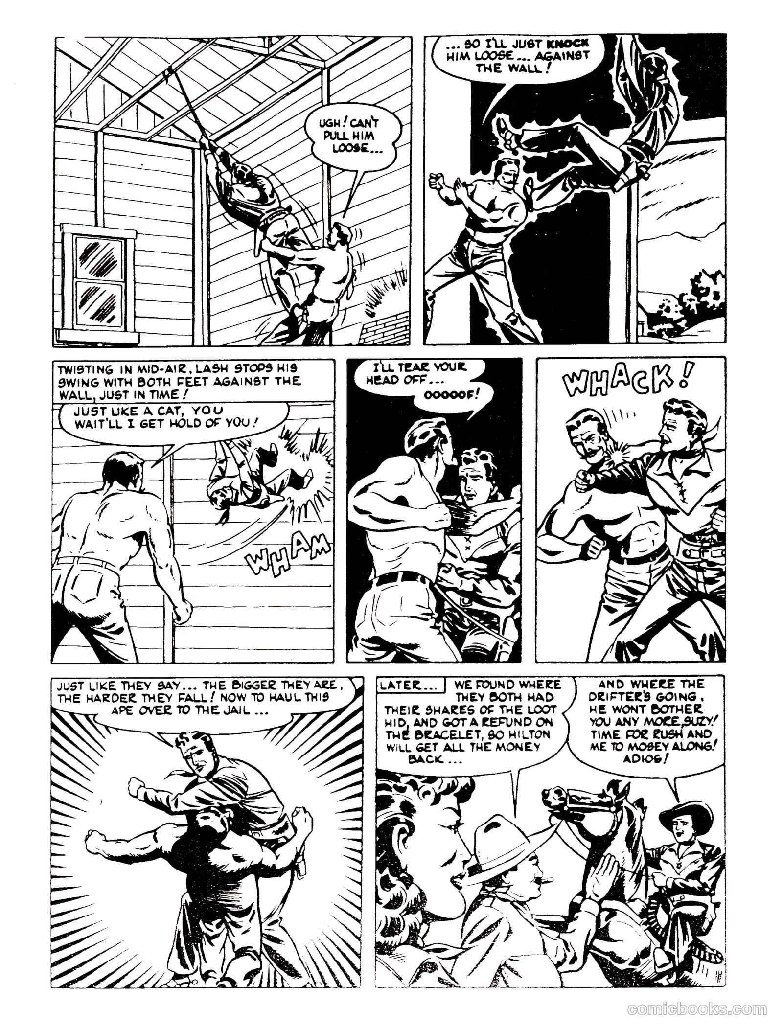 Lash Larue Western #92 (1954) — page 17 of 29