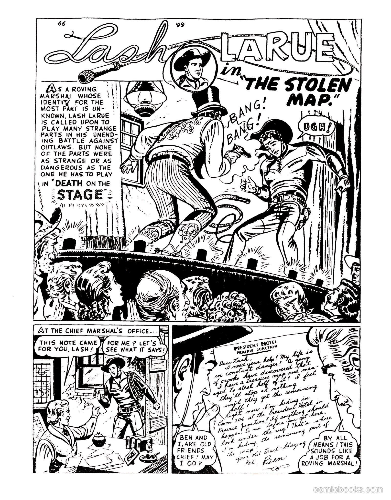 Lash Larue Western #92 (1954) — page 20 of 29